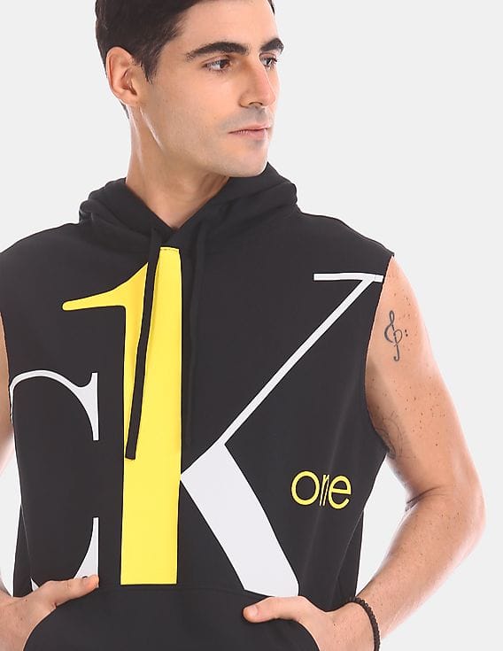 calvin klein sleeveless hoodie