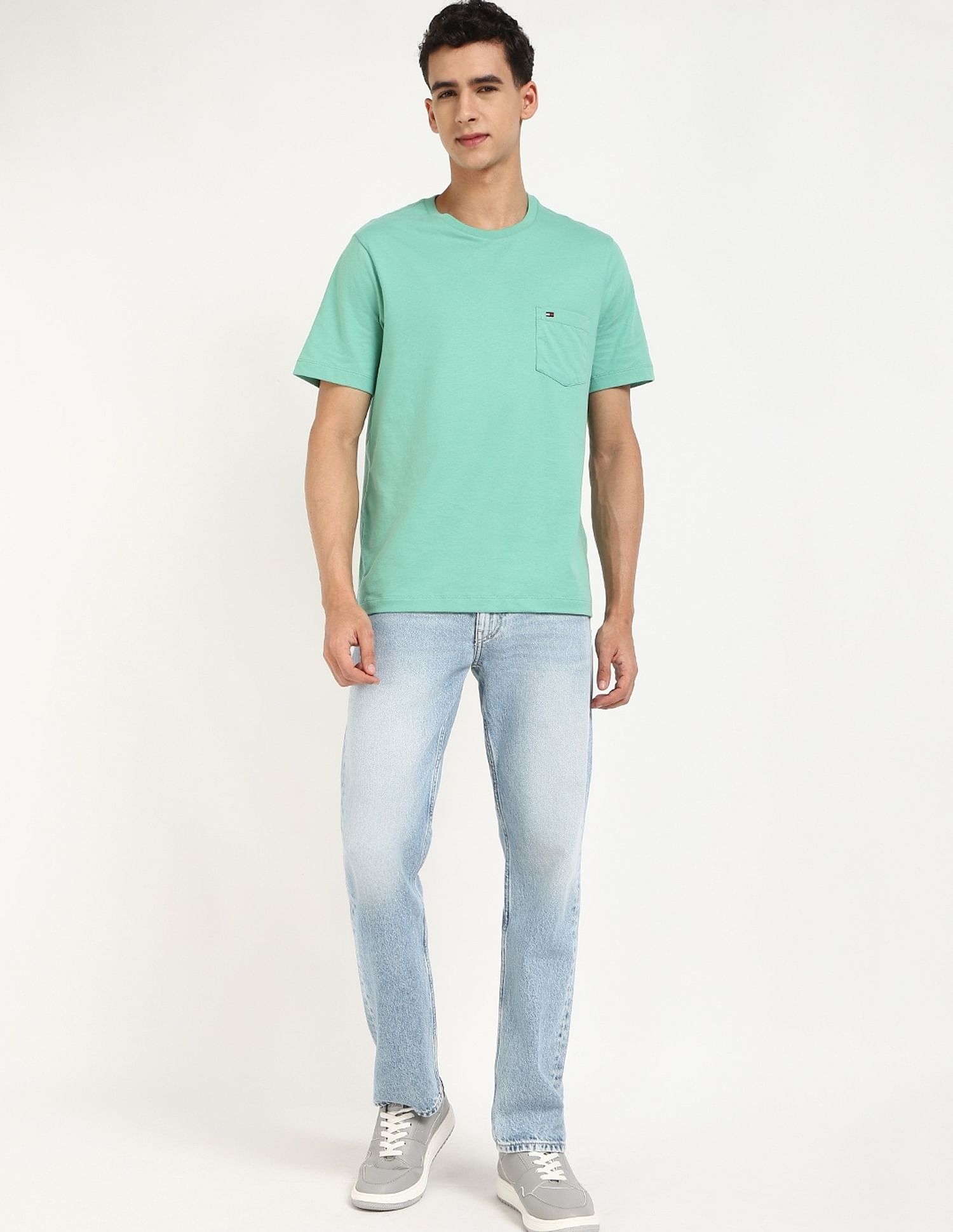 Tommy Hilfiger Solid Regular-Fit Cotton T-Shirt