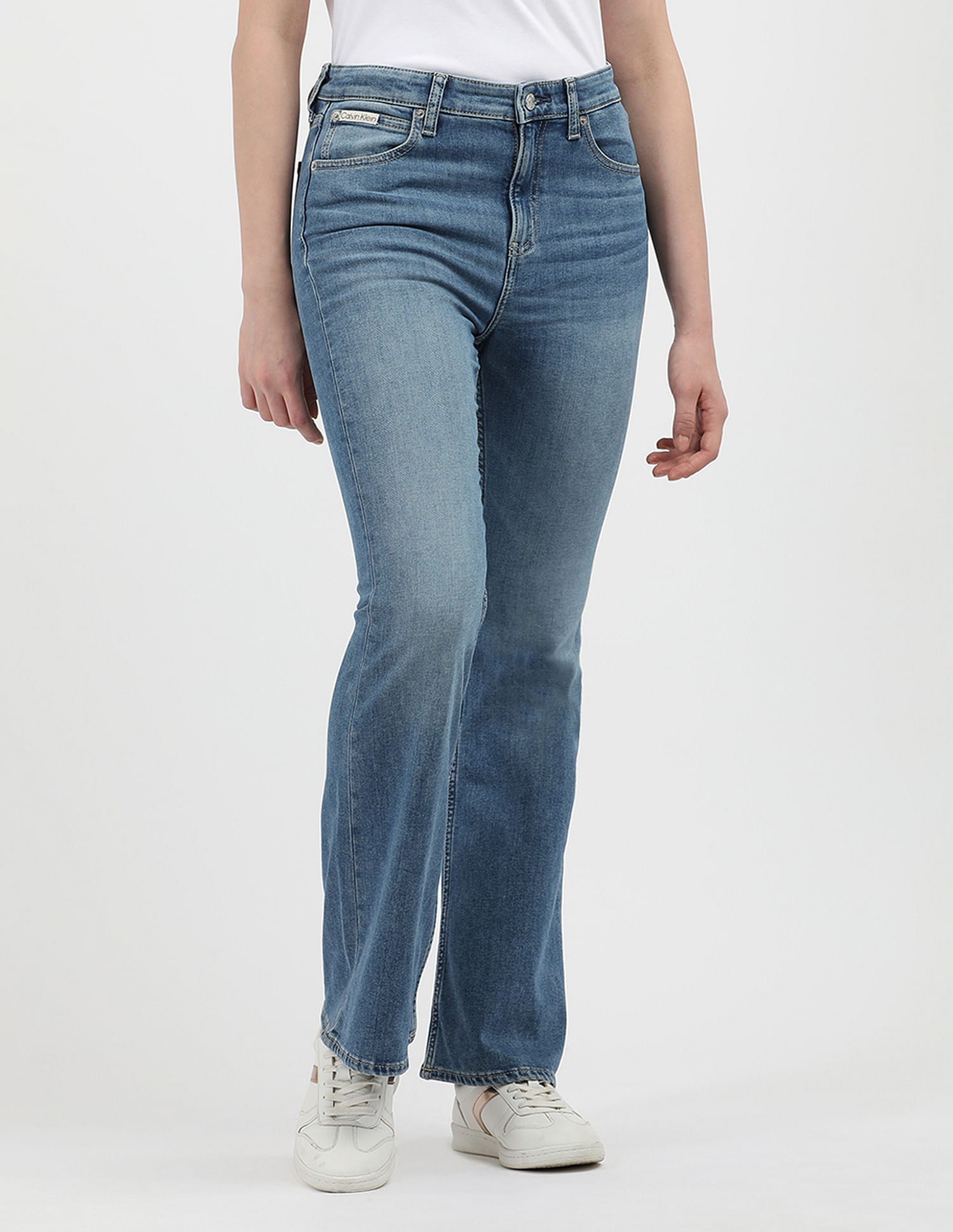 Calvin Klein Jeans Mid Rise Flared Jeans