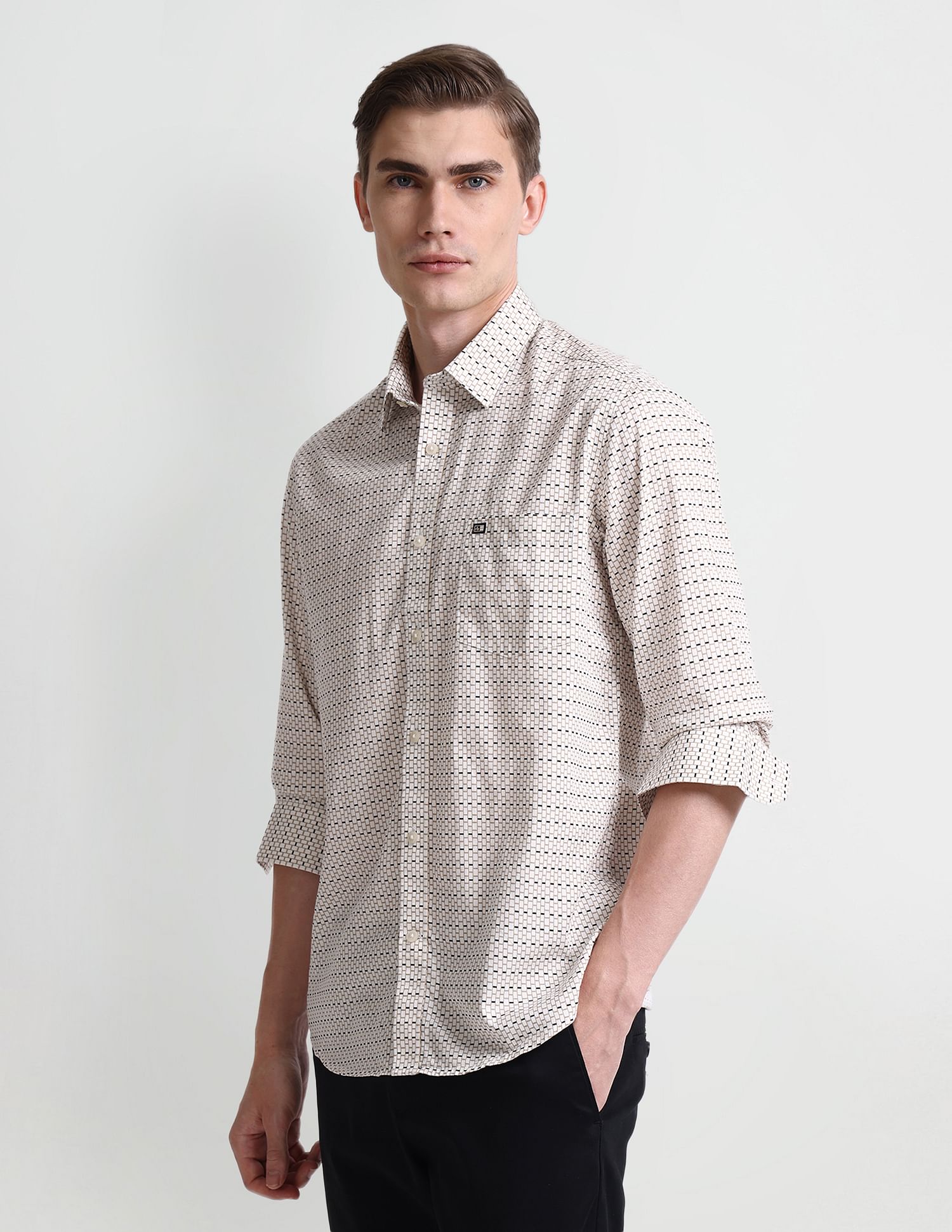 Arrow Sport Long Sleeve Slim Fit Shirt