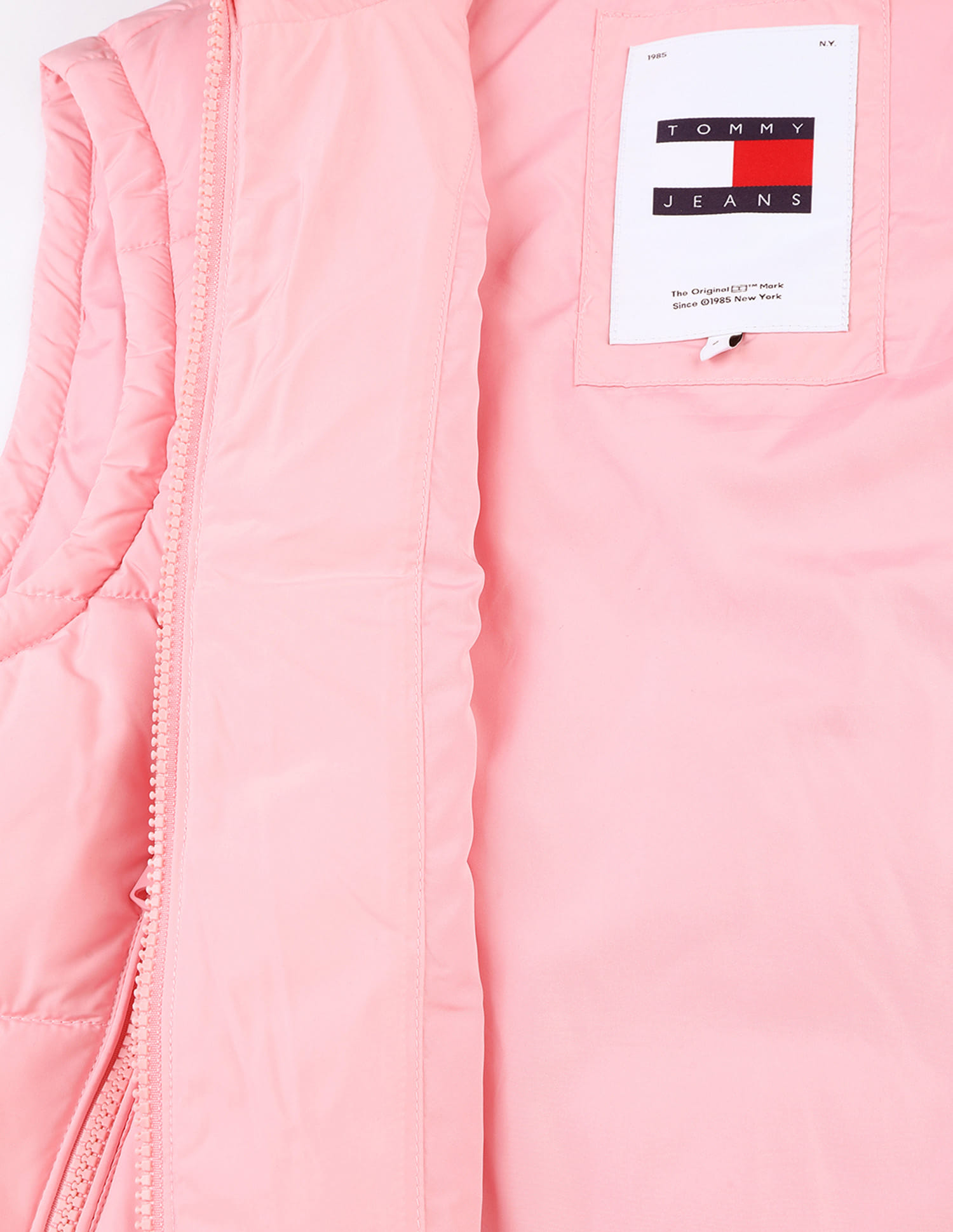 Pink Tommy Jeans Gilet Buy Tommy Hilfiger Sleeveless Crop Puffer