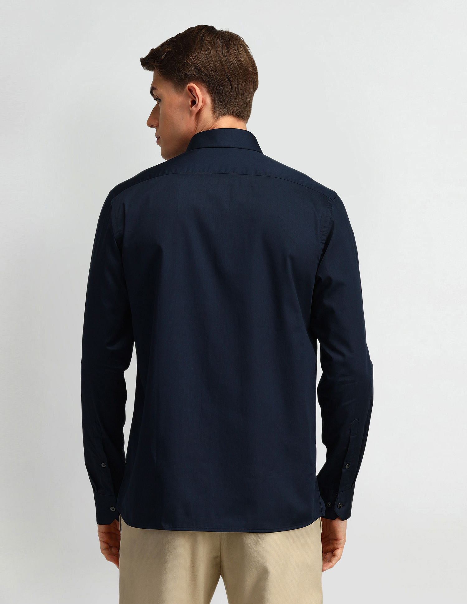 Arrow Satin Solid Shirt