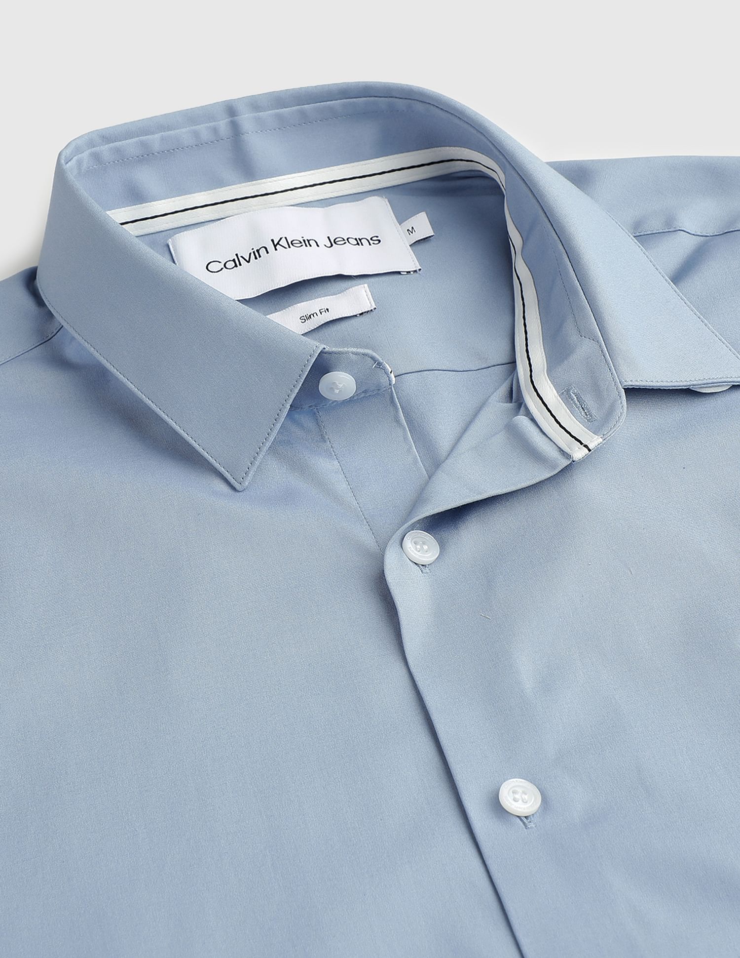 Calvin Klein Jeans Stretch Poplin Slim Shirt