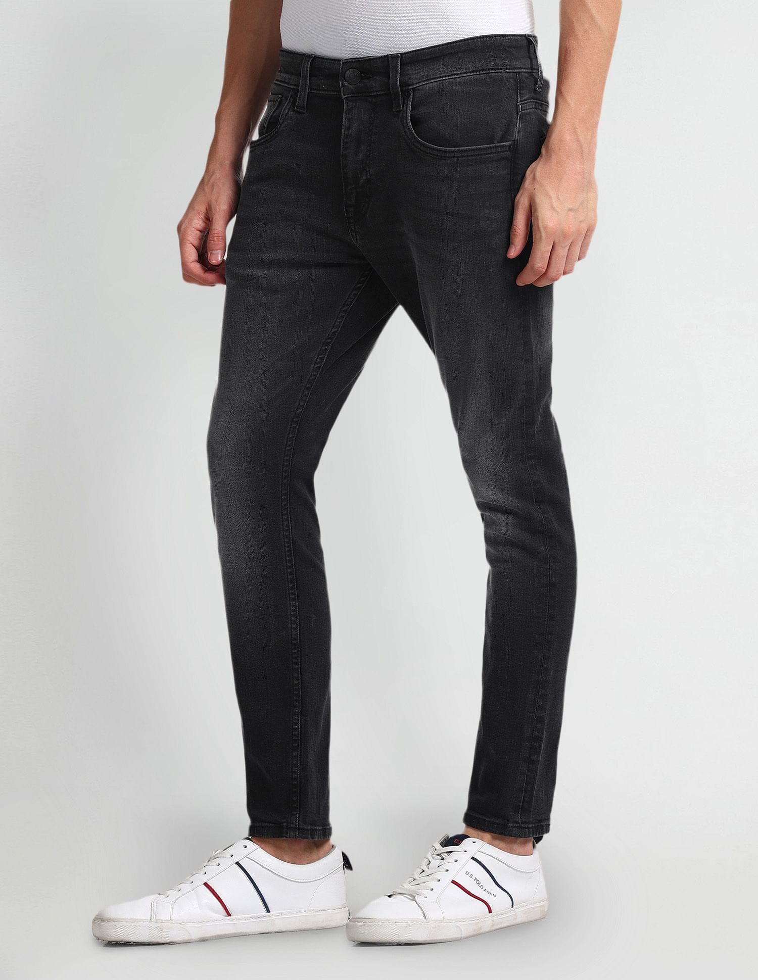U.S. Polo Assn. Denim Co. Henry Tapered Fit Black Jeans
