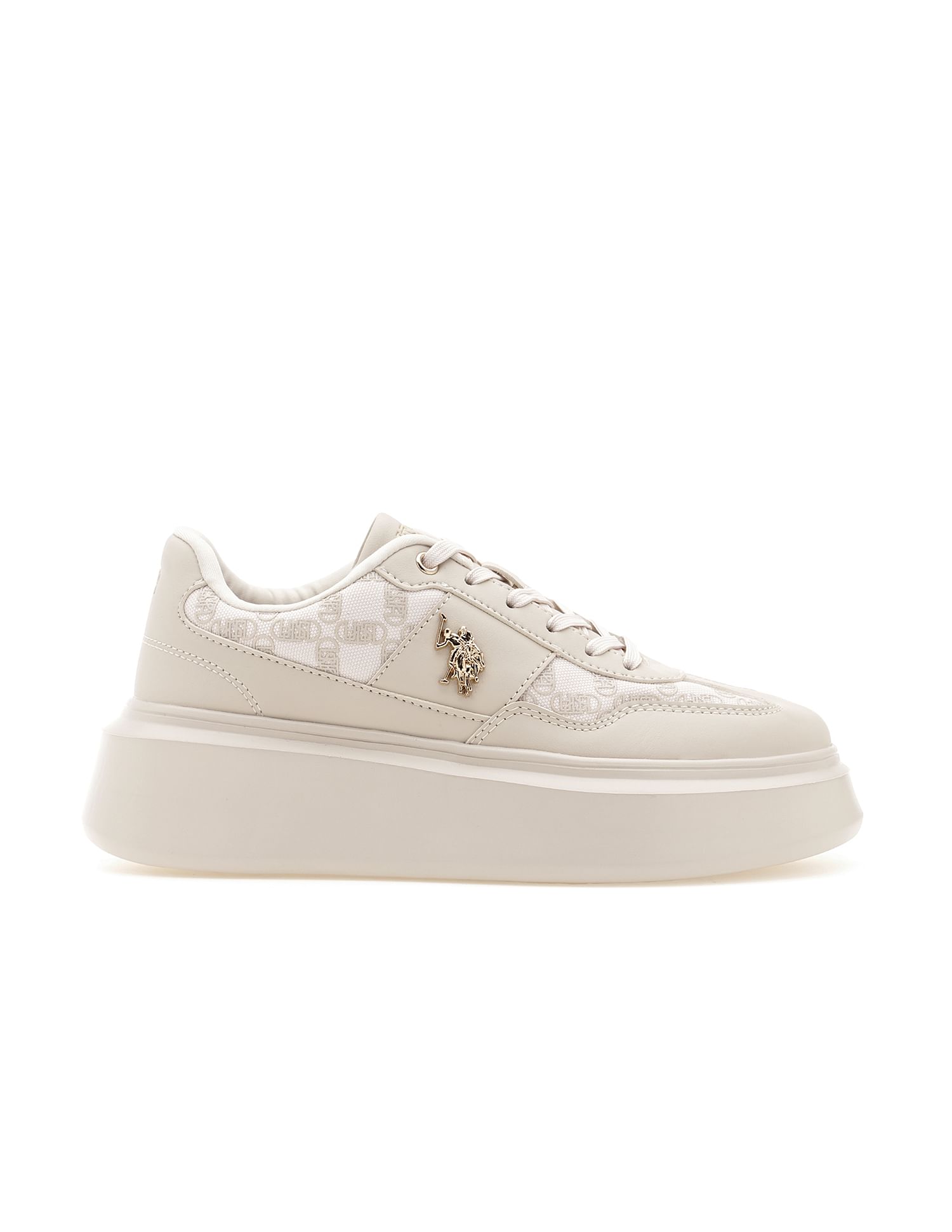 U.S. Polo Assn. Women Brand Print Marlene Sneakers