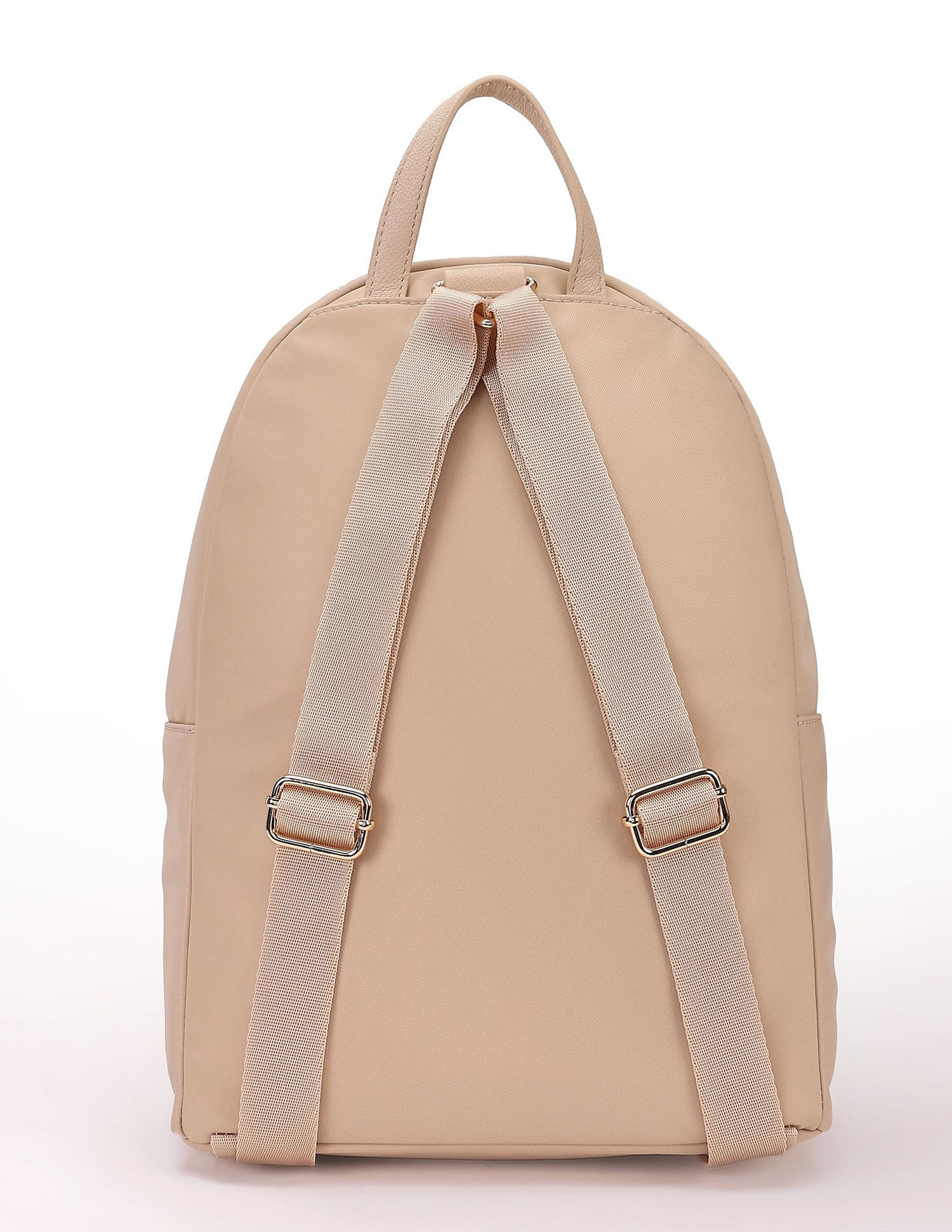 Tommy Hilfiger Solid Beige Nylon Backpack