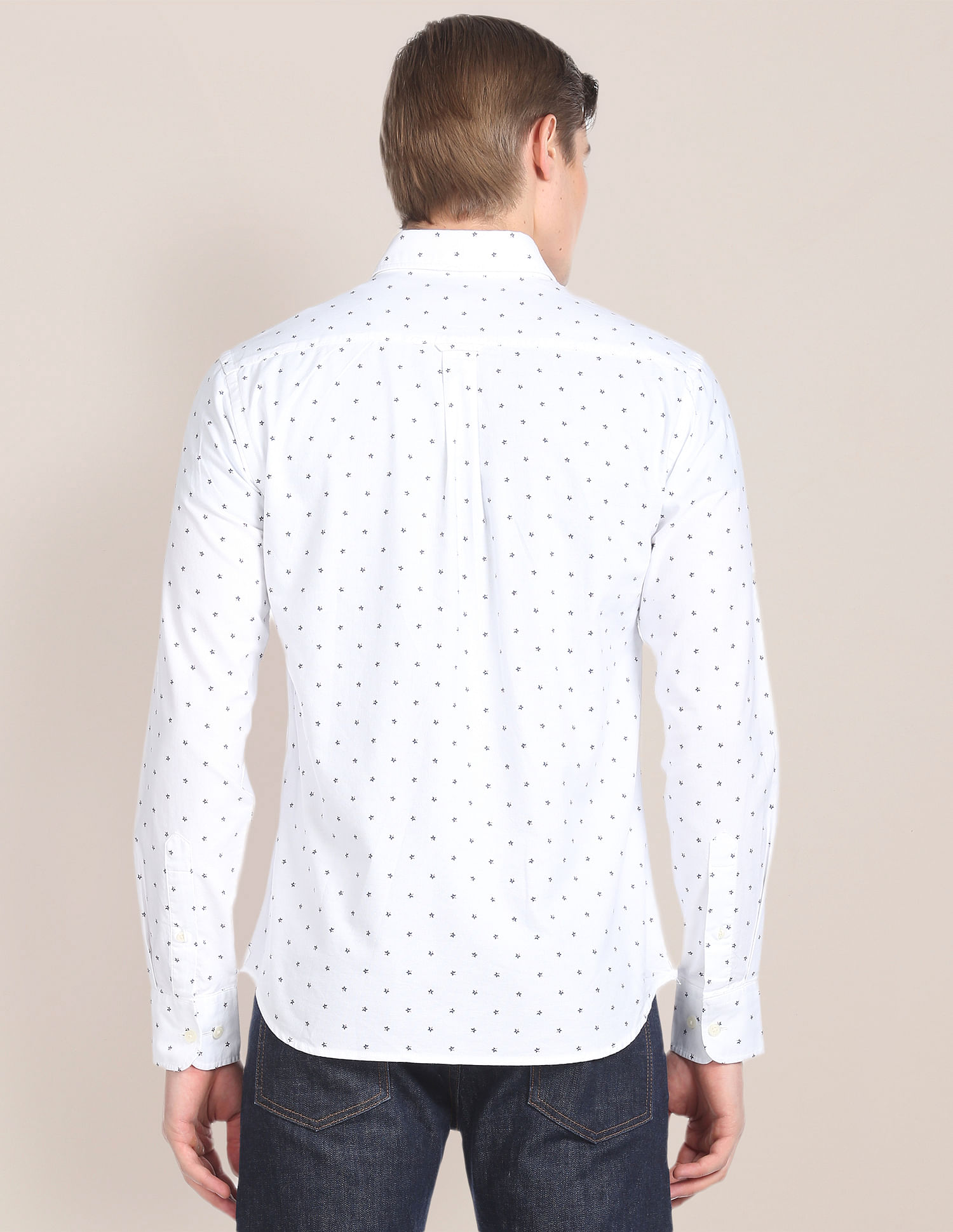U.S. Polo Assn. Geometric Print Cotton Shirt