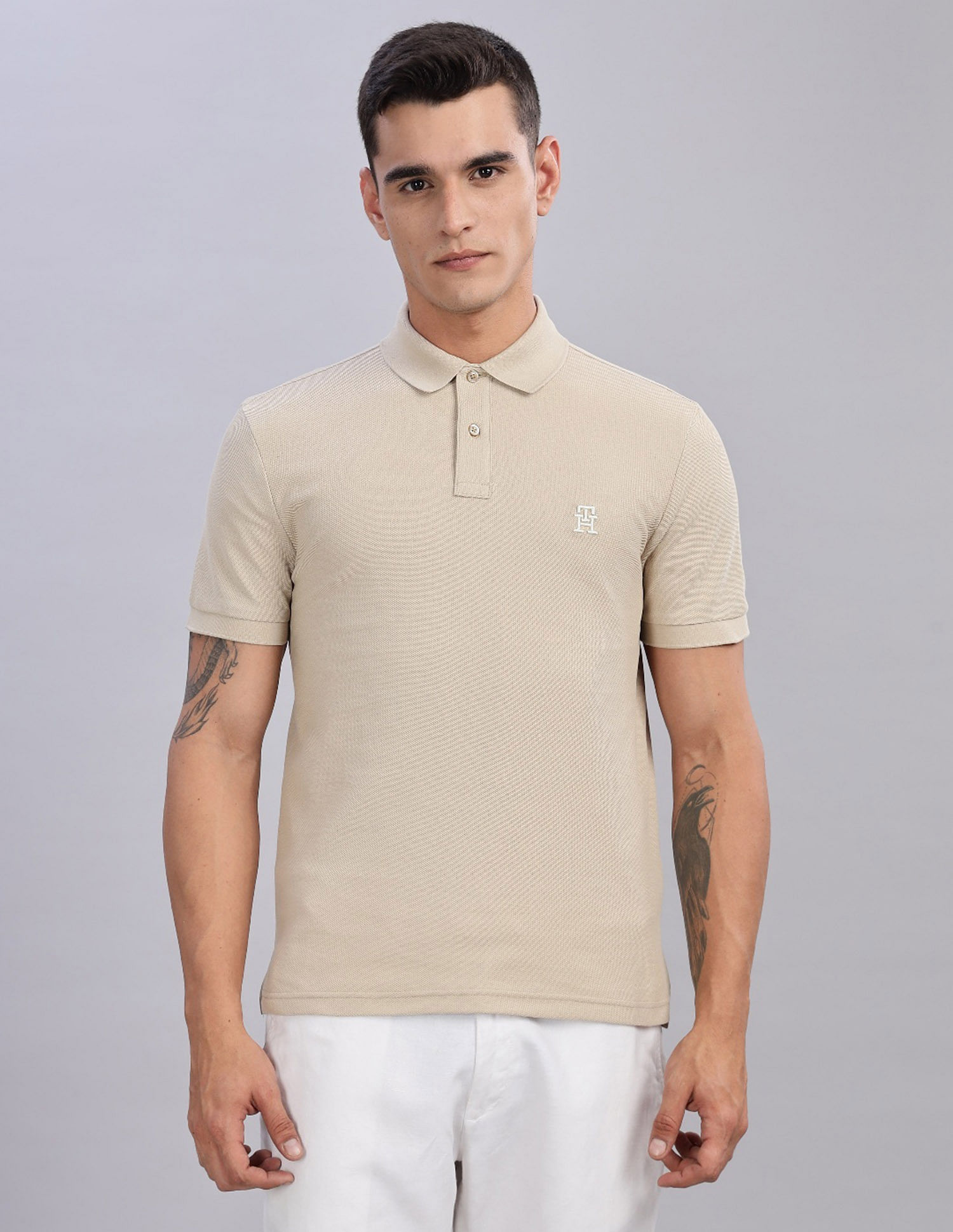 Tommy Hilfiger Solid Regular-Fit Cotton T-Shirt