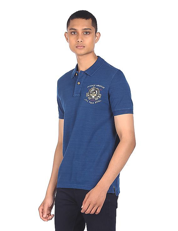 U.S. Polo Assn. Denim Co. Printed Short Sleeve Polo Shirt