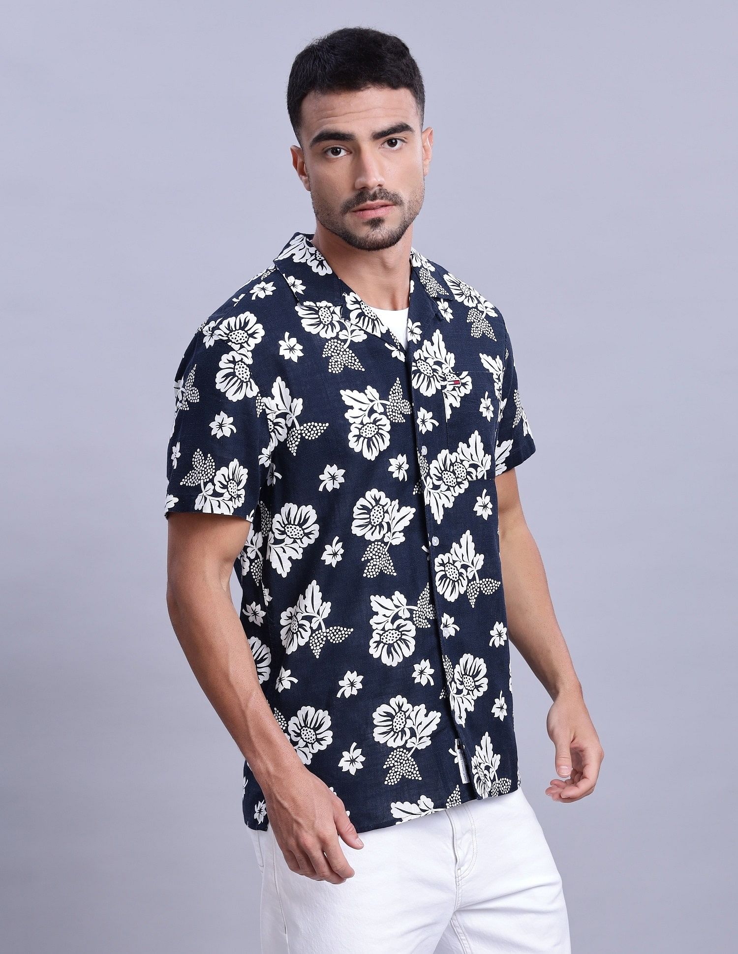 Tommy Hilfiger Printed Regular-Fit Woven Shirts