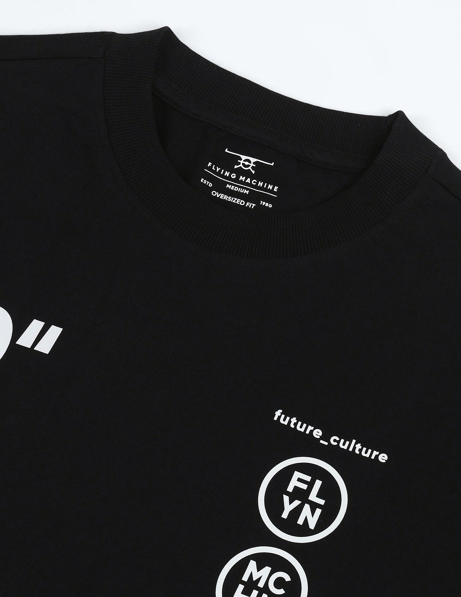 Flying Machine Glow In The Dark Oversized T-Shirt