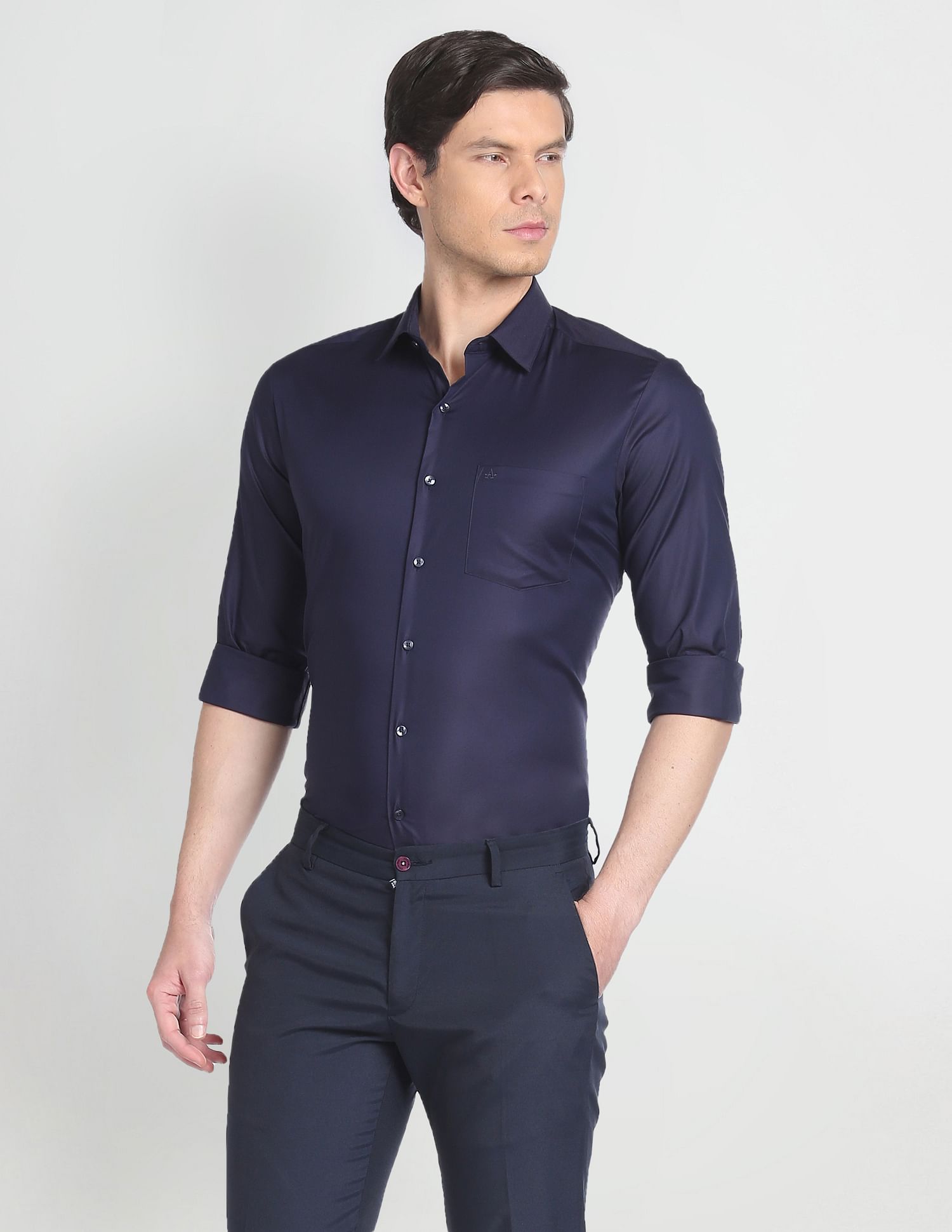 Arrow Sateen Slim Fit Formal Shirt