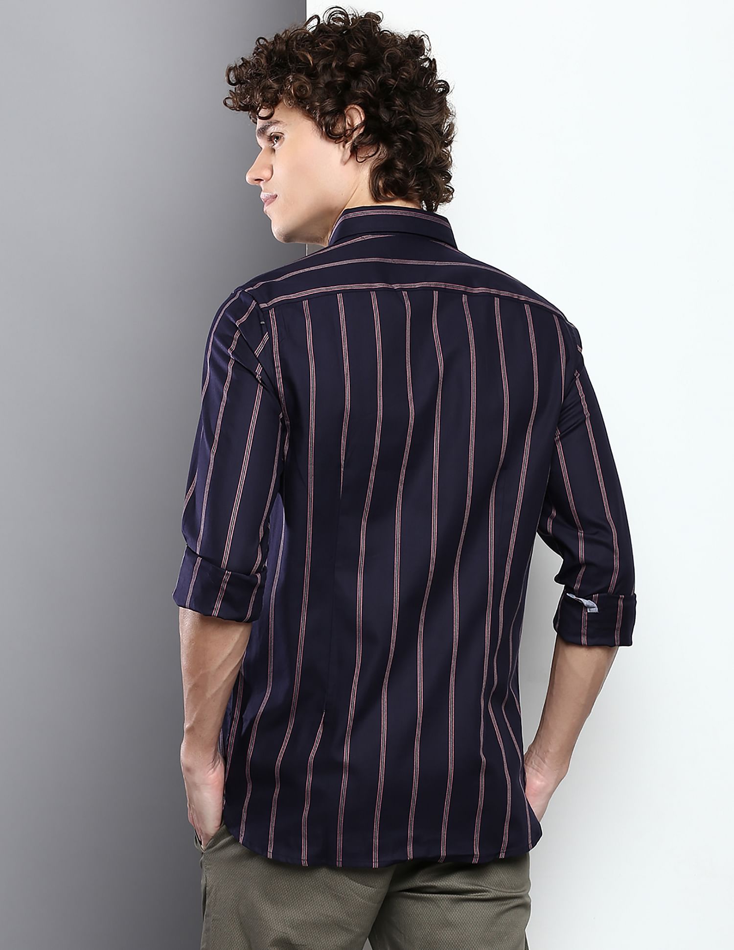 Tommy hilfiger vertical online striped shirt