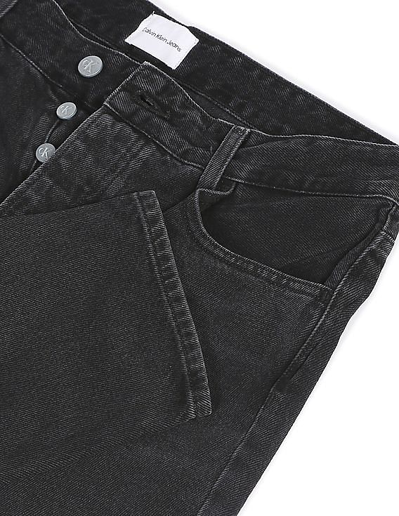 Calvin Klein Jeans Men Black 90s Recycled Dad Jean