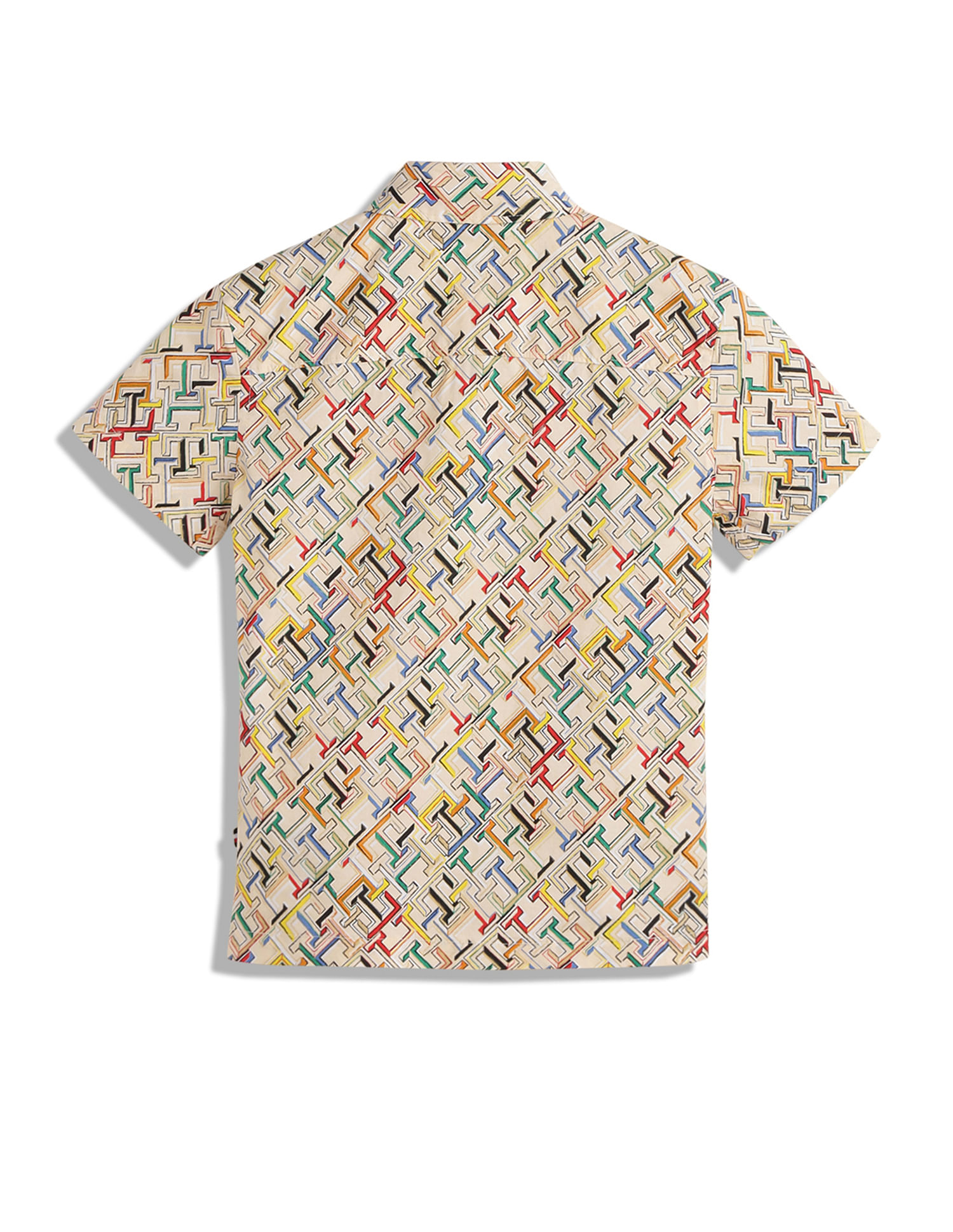 Tommy Hilfiger Kids Boys Multi Monogram Poplin Shirt