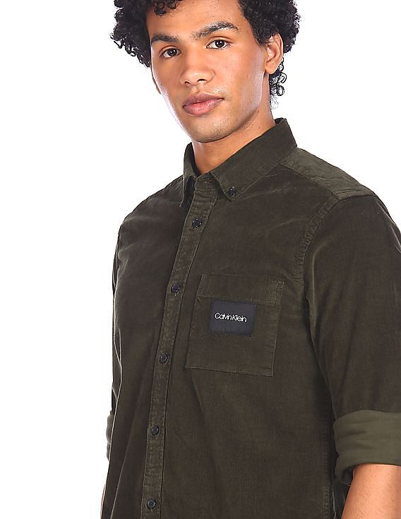 Calvin klein corduroy store shirt