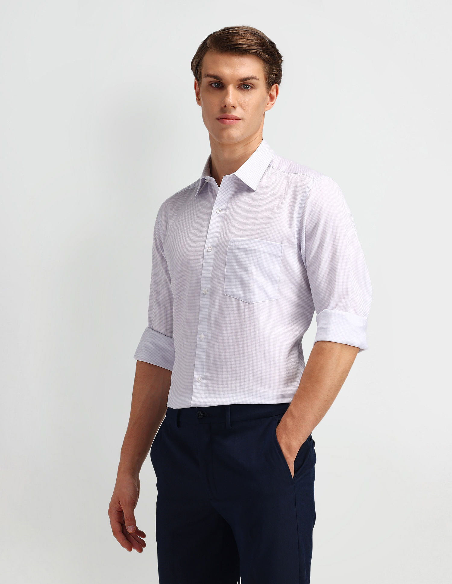 Arrow Liberty Classic Fit Cotton Shirt