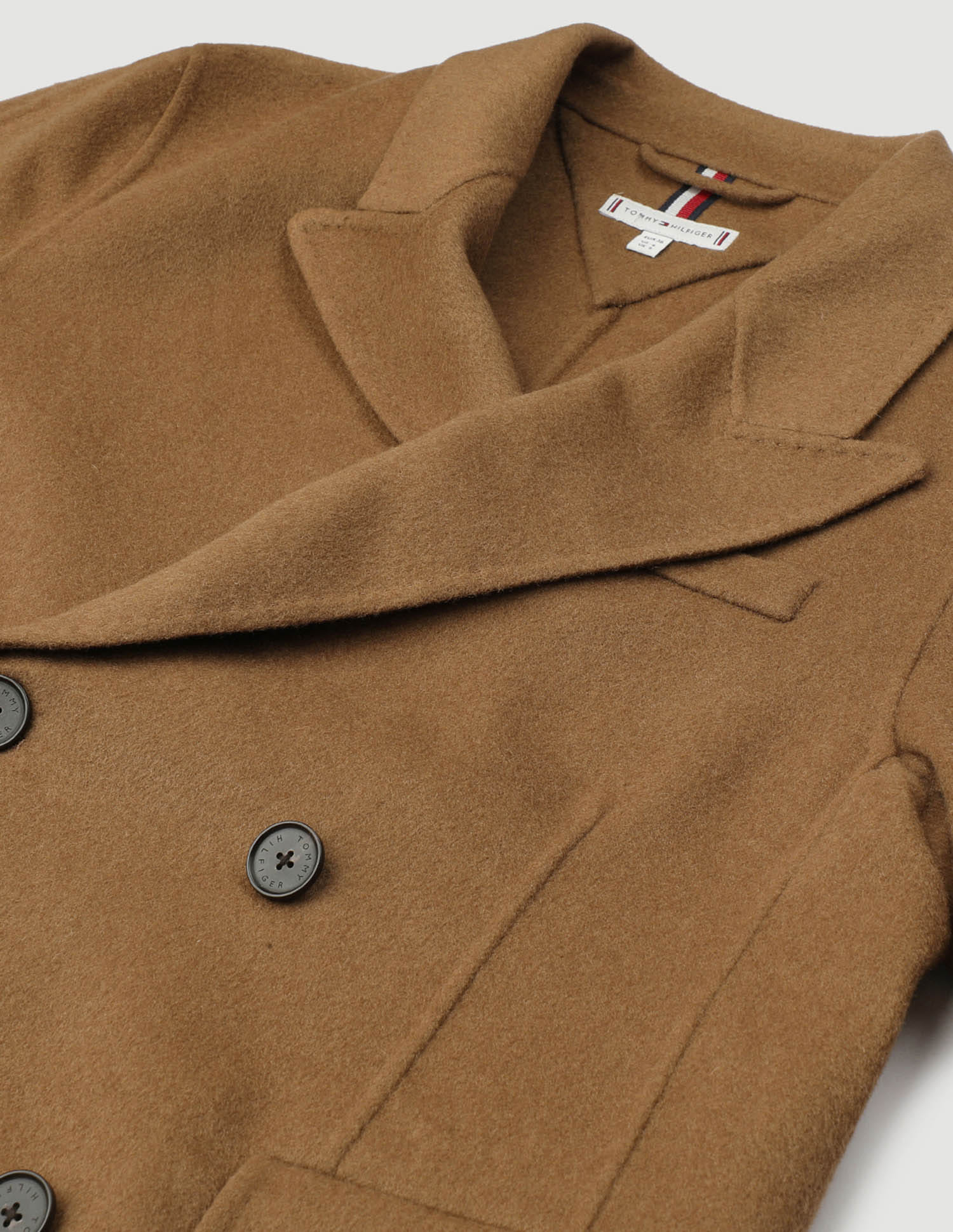 Buy Tommy Hilfiger Wool Blend Double Breasted Coat - NNNOW.com