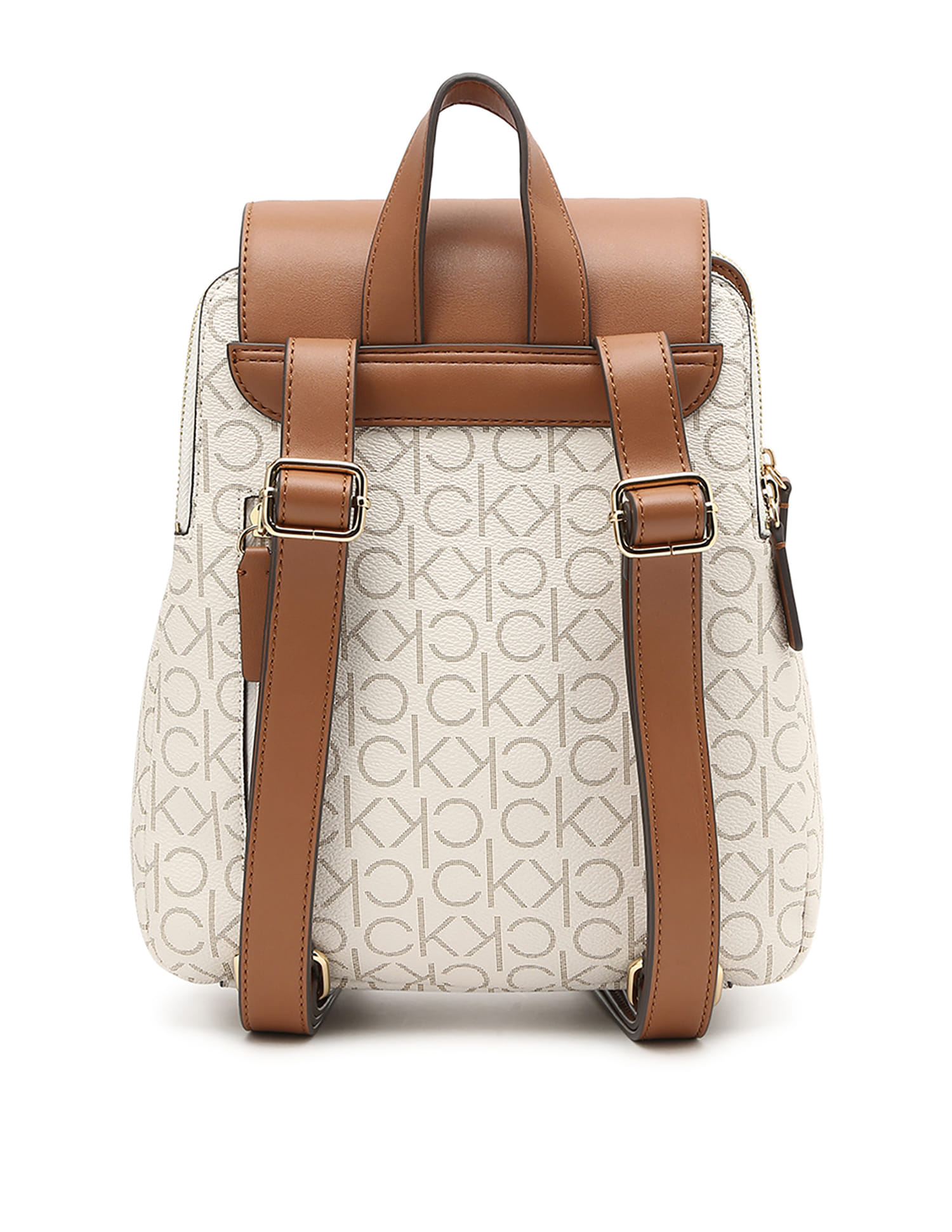 Buy Calvin Klein Logo White Pvc Backpack - NNNOW.com