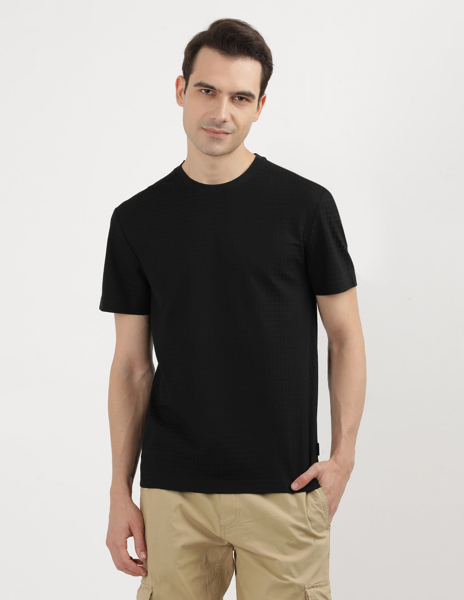 Calvin Klein Sustainable Mercerized Jacquard T-Shirt