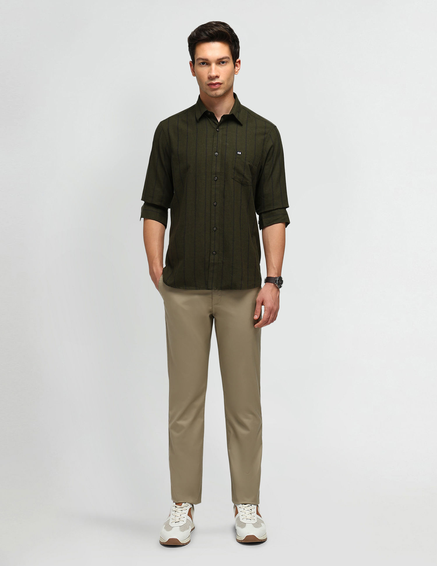 Arrow Sport Tailored Fit Cotton Shirt