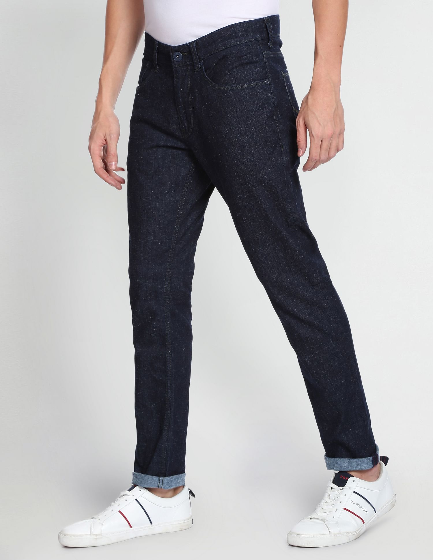 U.S. Polo Assn. Denim Co. Brandon Slim Tapered Fit Blue Jeans