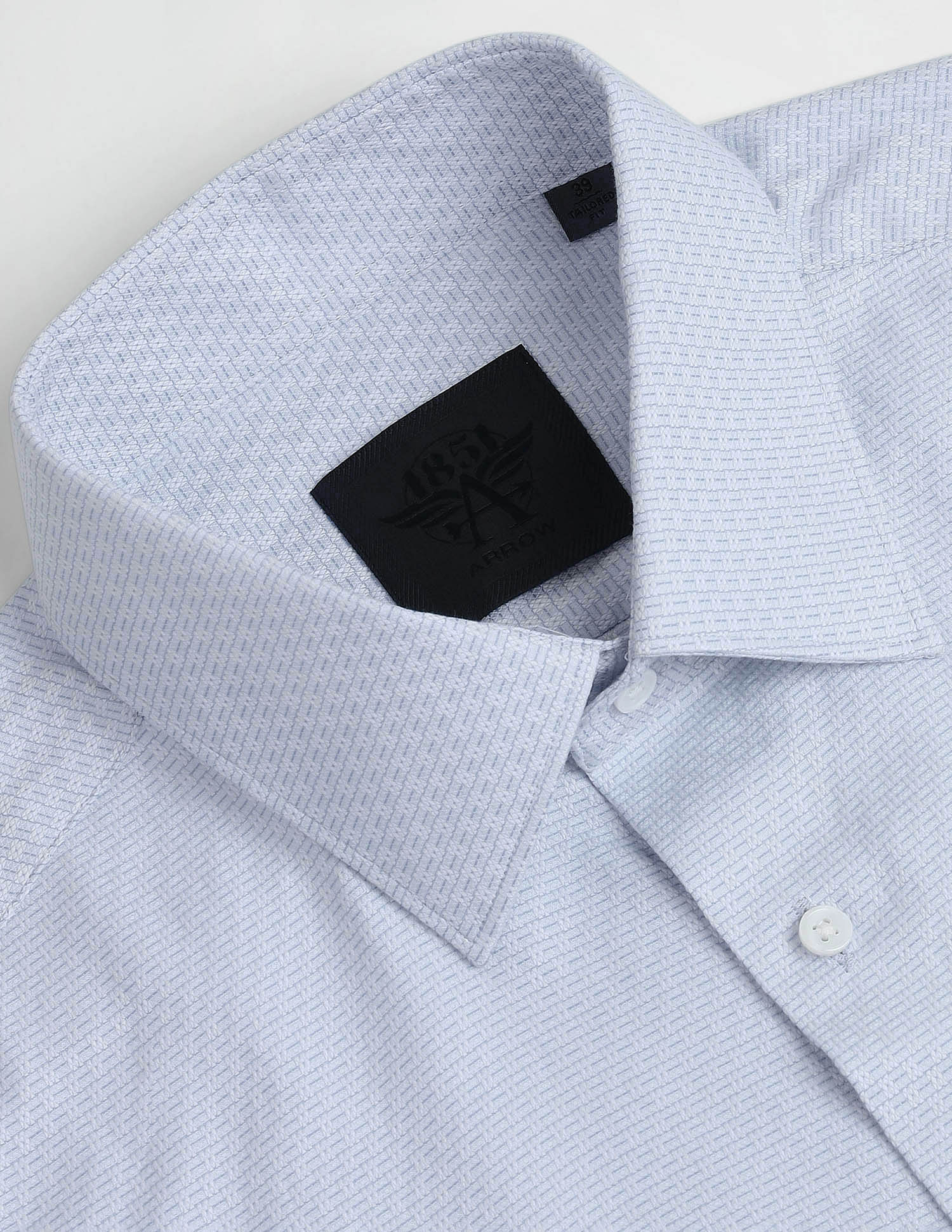 Arrow Geometric Patterned Dobby Shirt