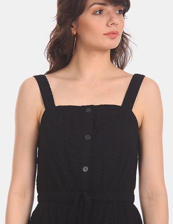 maxi dress with side slits Flowy Black Maxi Dress with Side Slits – Reistor