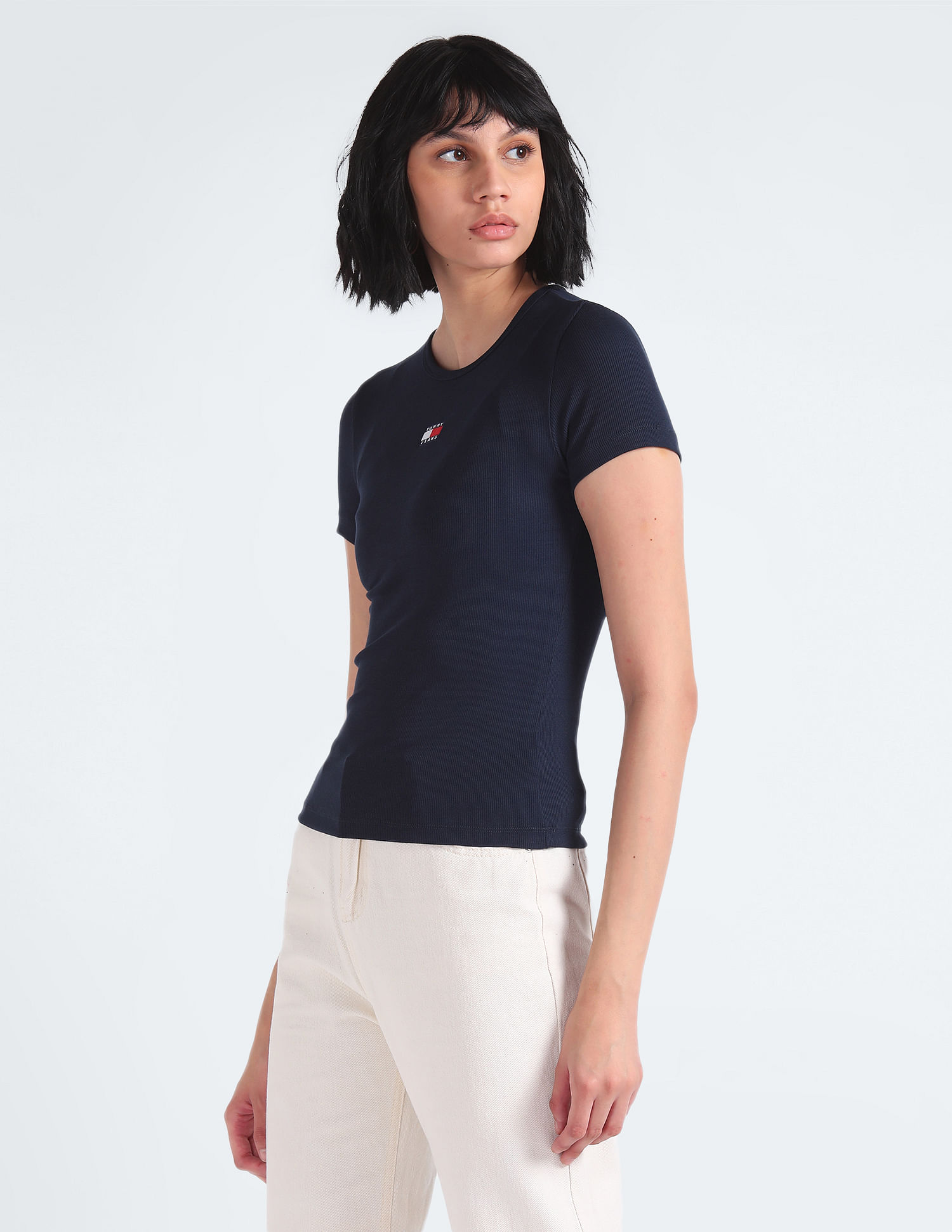 Tommy Hilfiger Slim Badge Rib T-Shirt