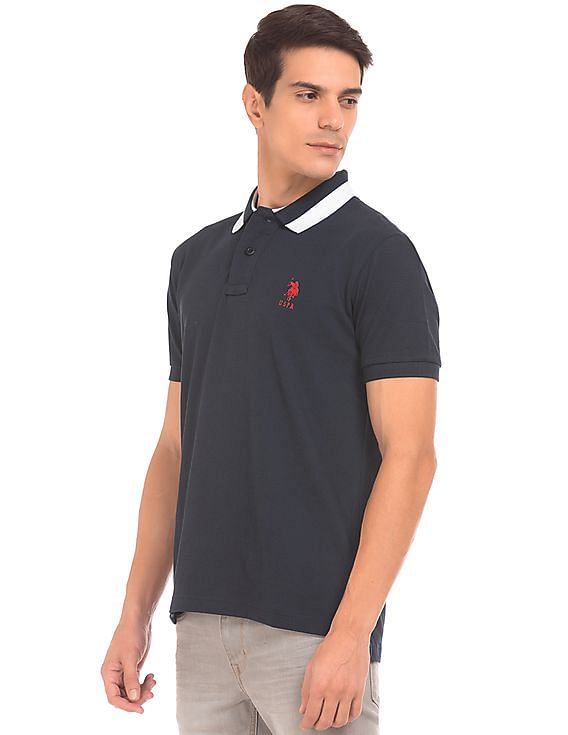 U.S. Polo Assn. Slim Fit Pique Polo Shirt