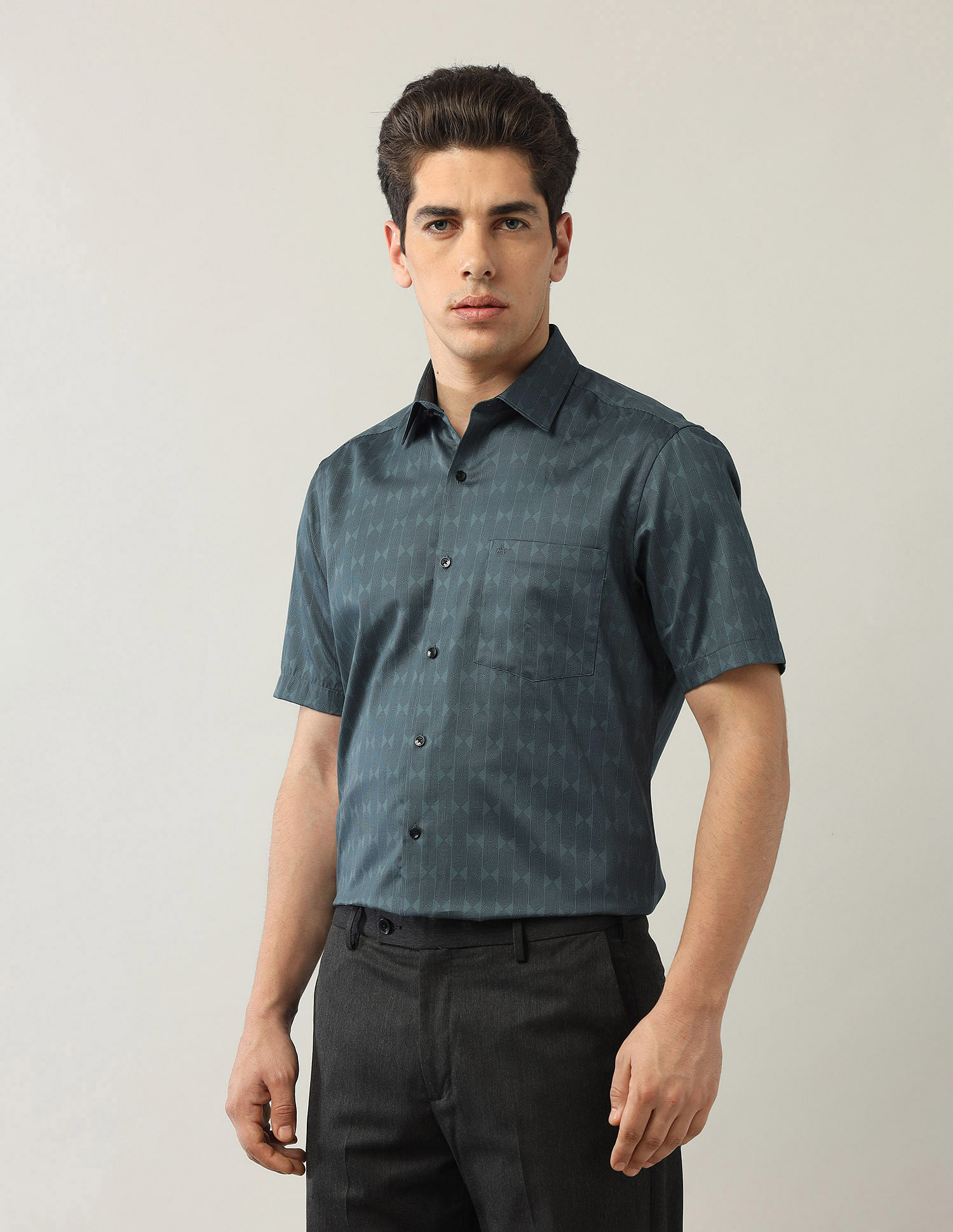 Arrow Liberty Classic Fit Pure Cotton Satin Shirt