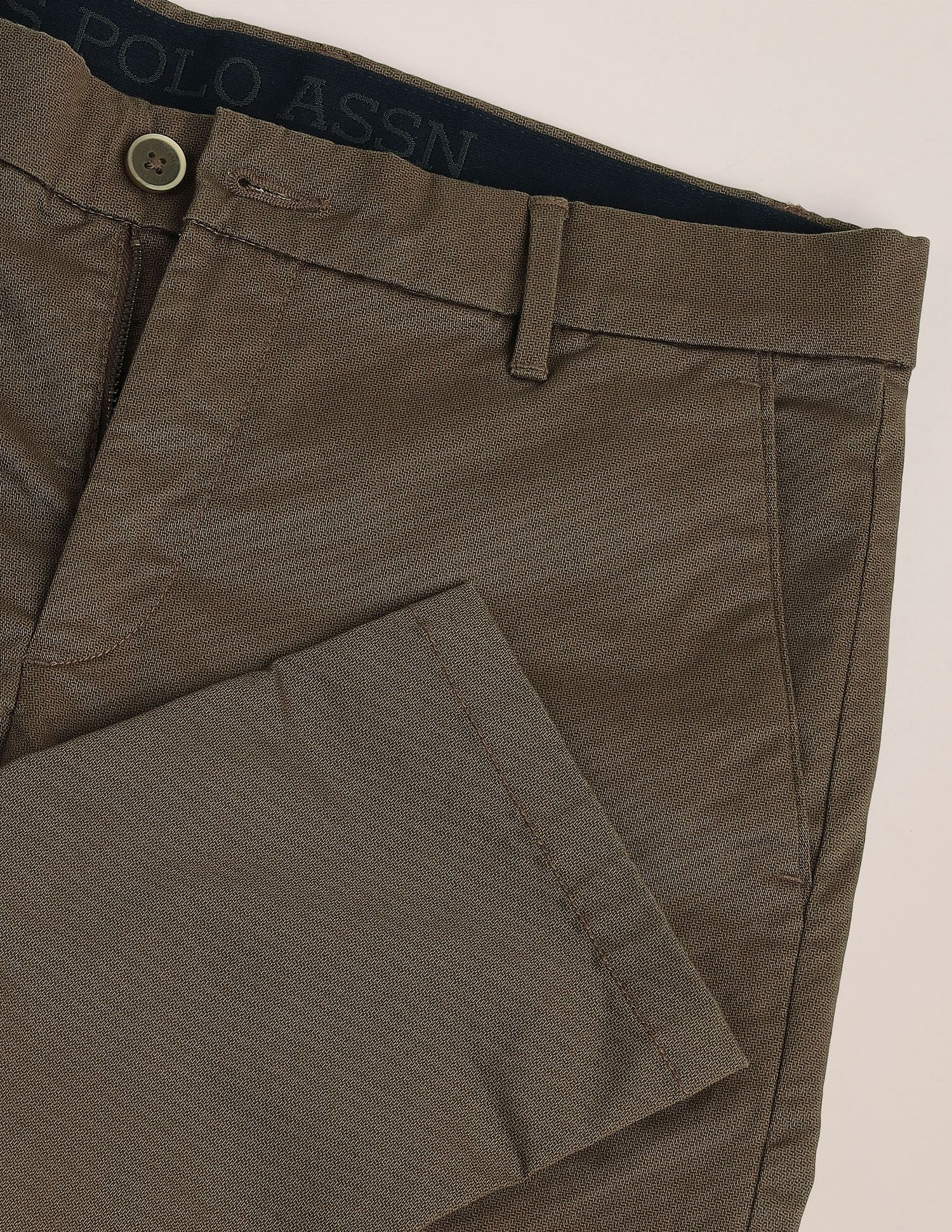 U.S. Polo Assn. Austin Regular Fit Printed Trousers