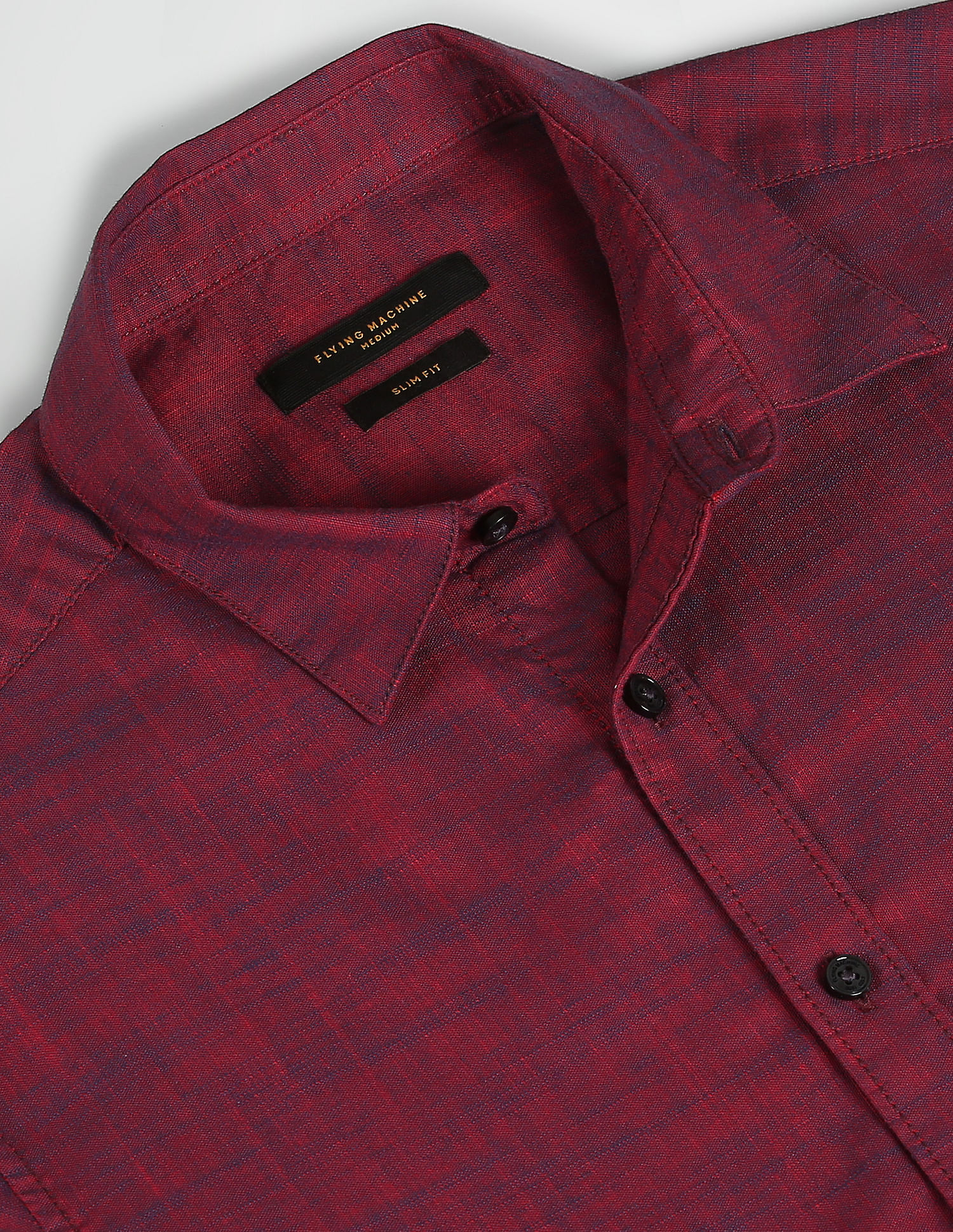 Flying Machine Two Tone Oxford Slim Shirt