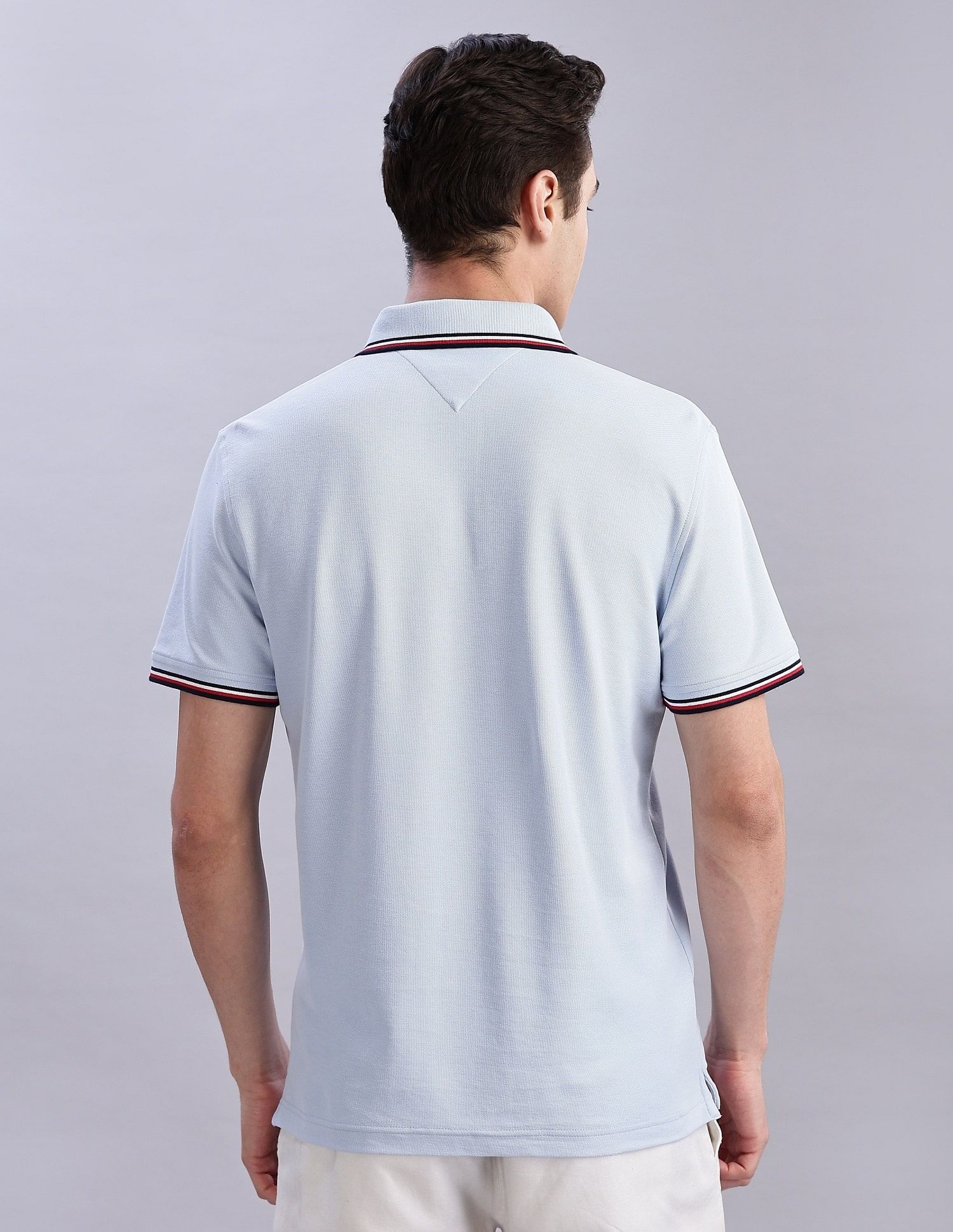 Tommy Hilfiger Solid Regular-Fit Cotton Polo Shirts