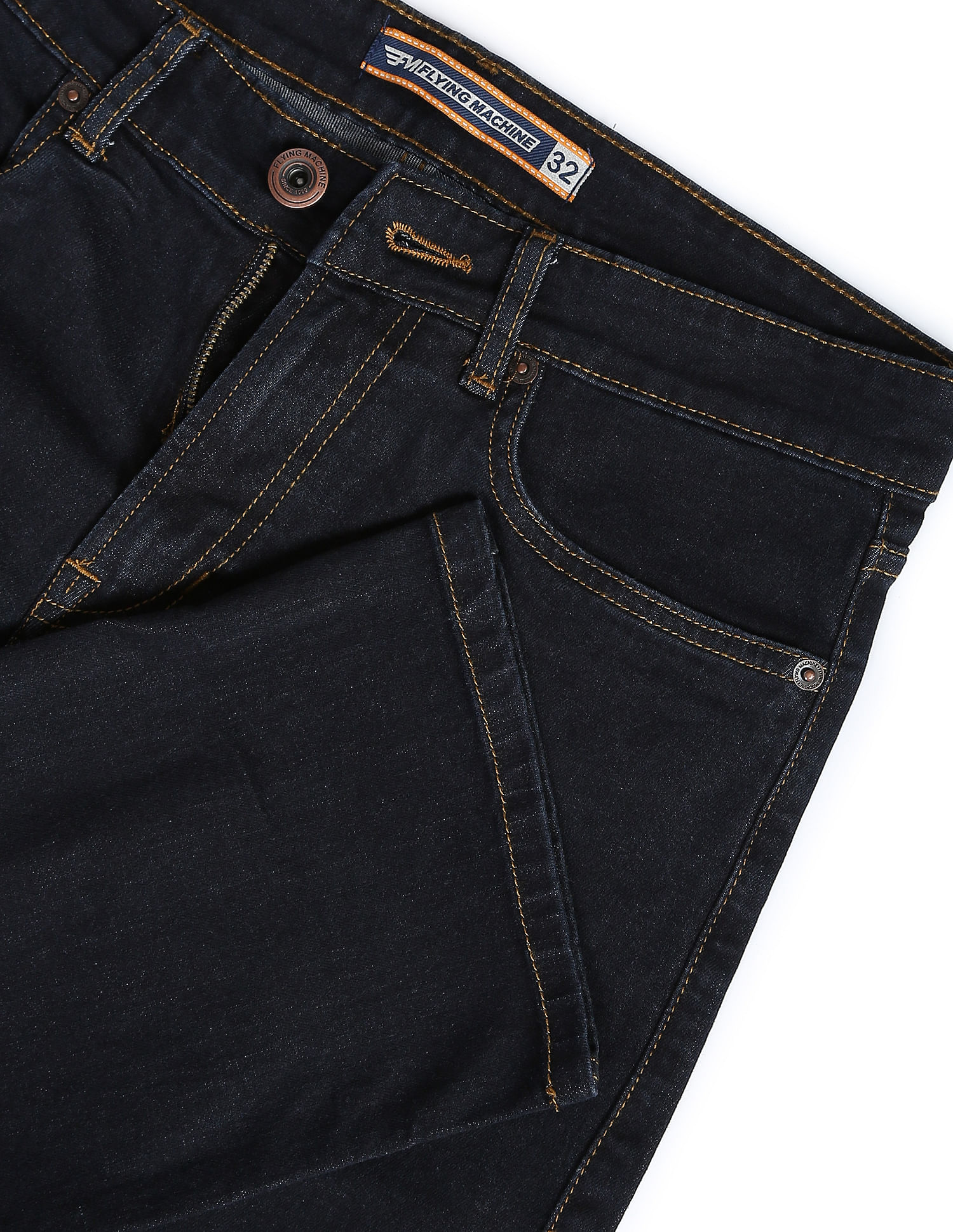 Flying Machine Rinsed Django Straight Fit Jeans