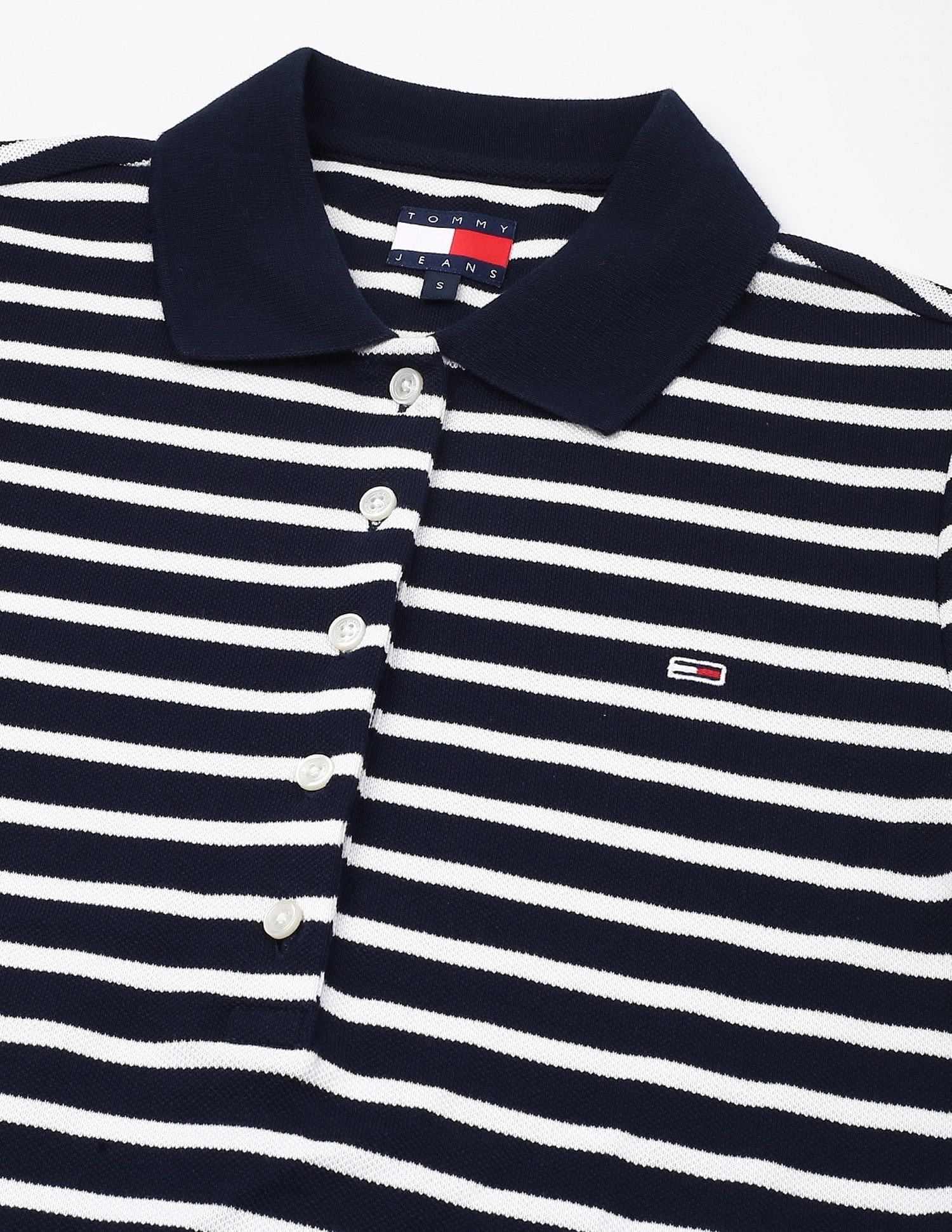 Tommy Hilfiger Cotton Polo Collar A-Line Dress