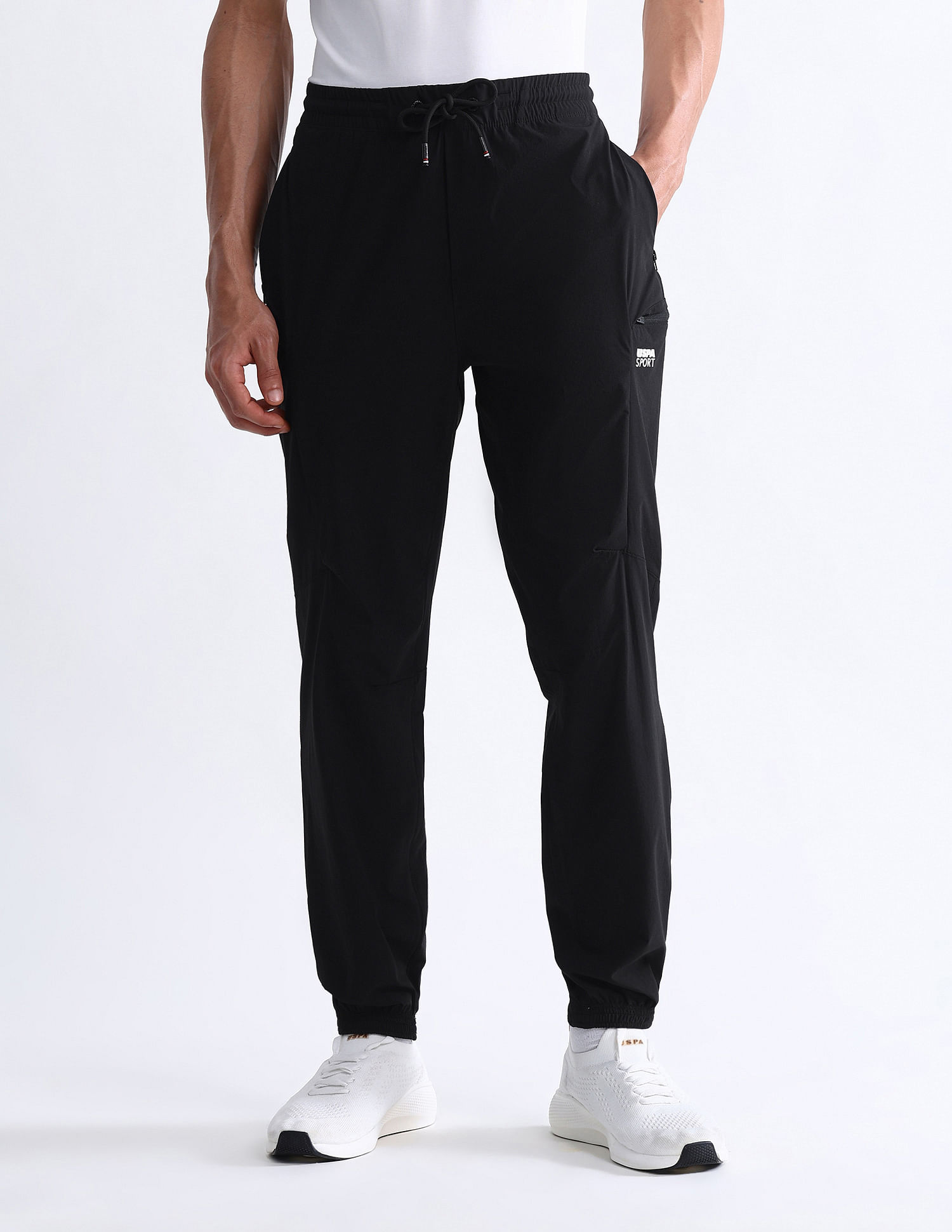 USPA Active Solid Slim Fit Active Joggers