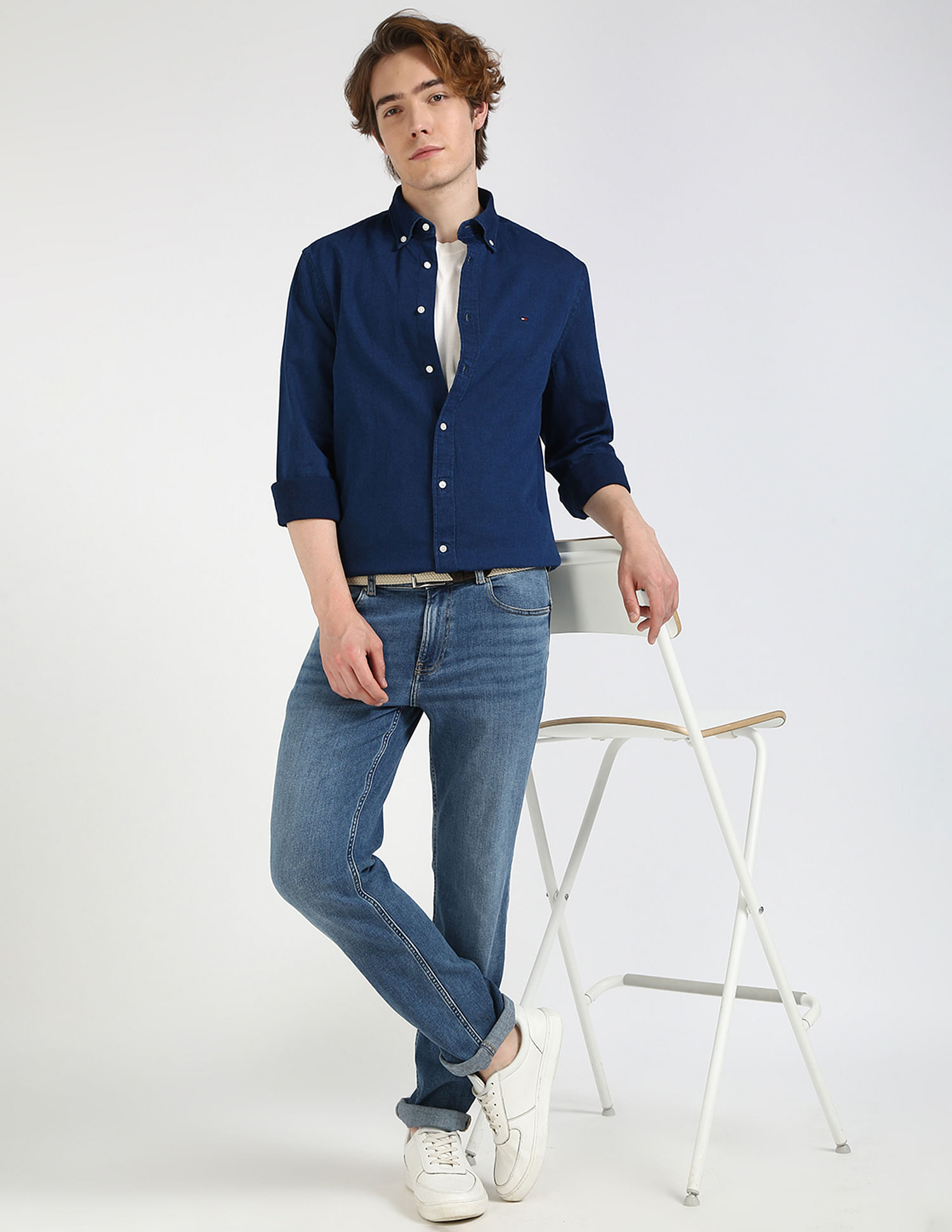 Tommy Hilfiger Chambray Regular Fit Shirt