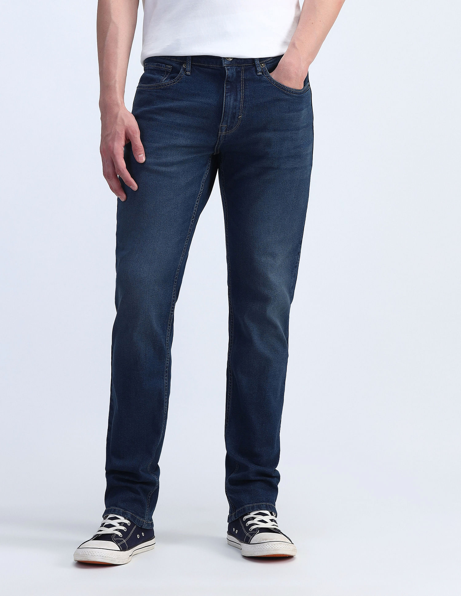 Flying Machine Freddie Slim Straight Fit Jeans