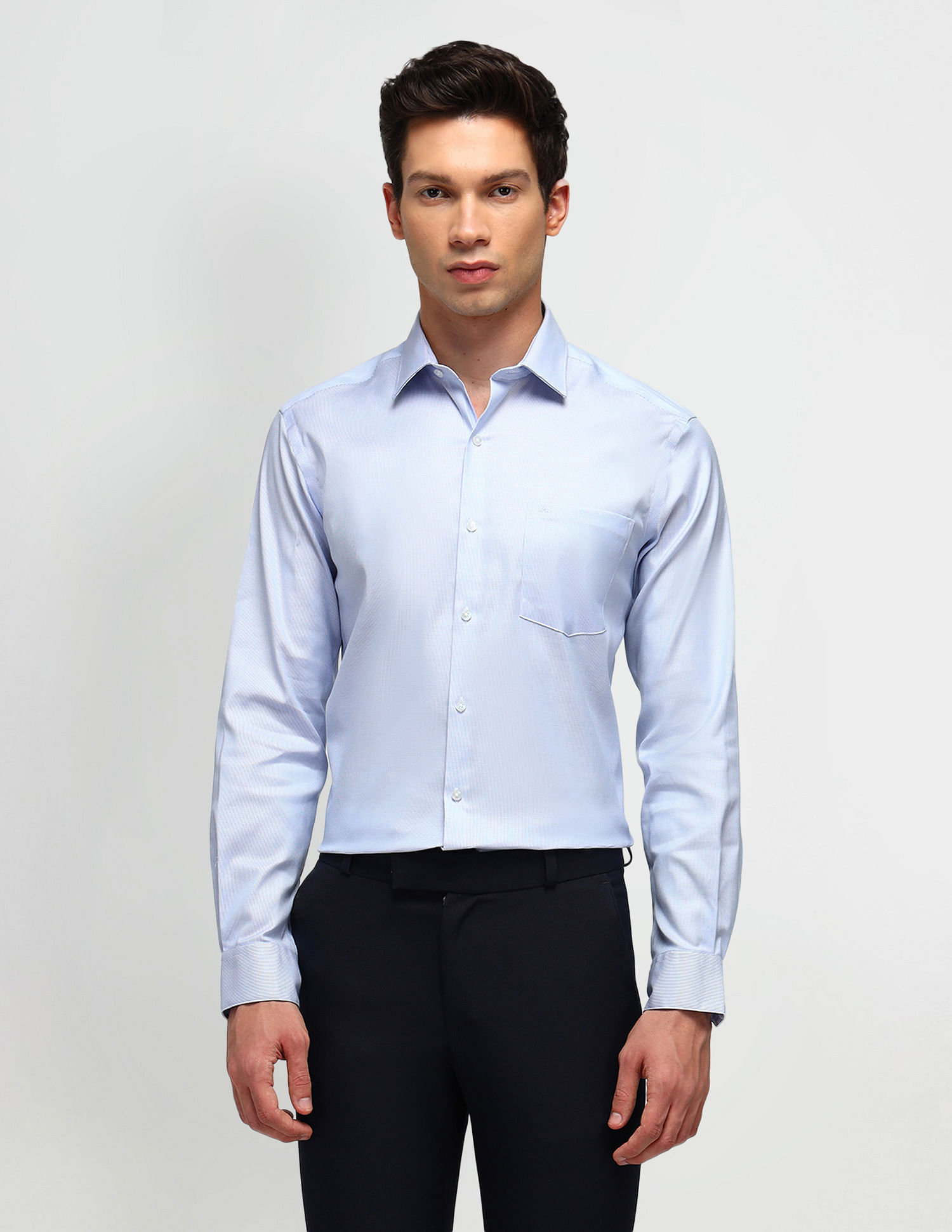 Arrow Slim Fit All-Over Pattern Shirt