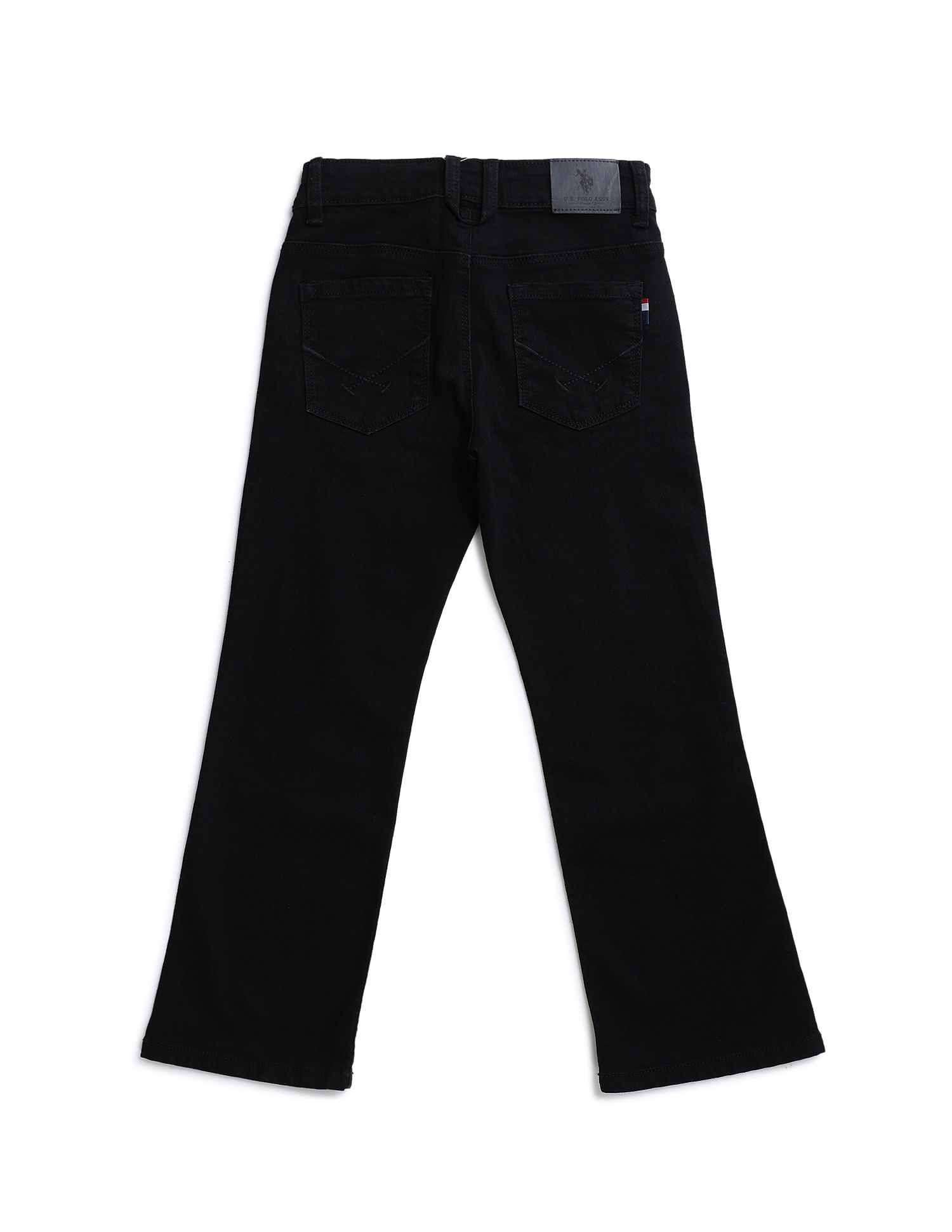 U.S. Polo Assn. Kids Boys Bootcut fit Black Jeans