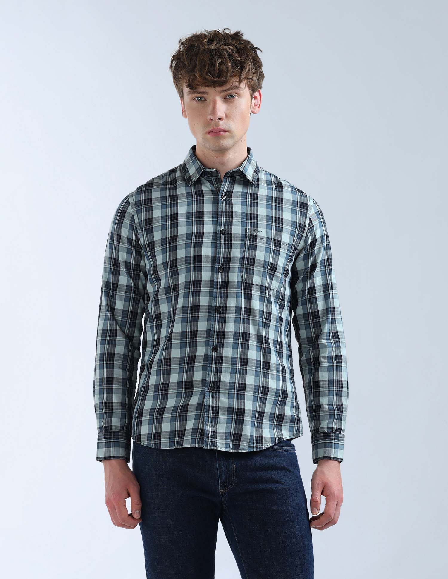 Flying Machine Slim Fit Twill Original Shirt