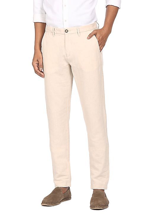 Buy Cantabil Men Grey Self Design Casual Trousers Online at Best Prices in  India - JioMart.