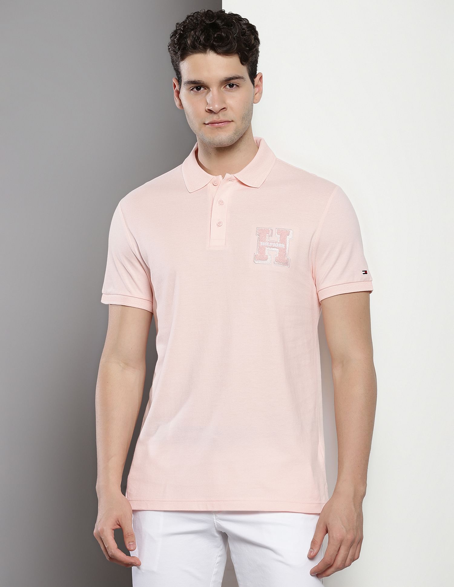 Tommy Hilfiger Sustainable Boucle Solid Polo Shirt