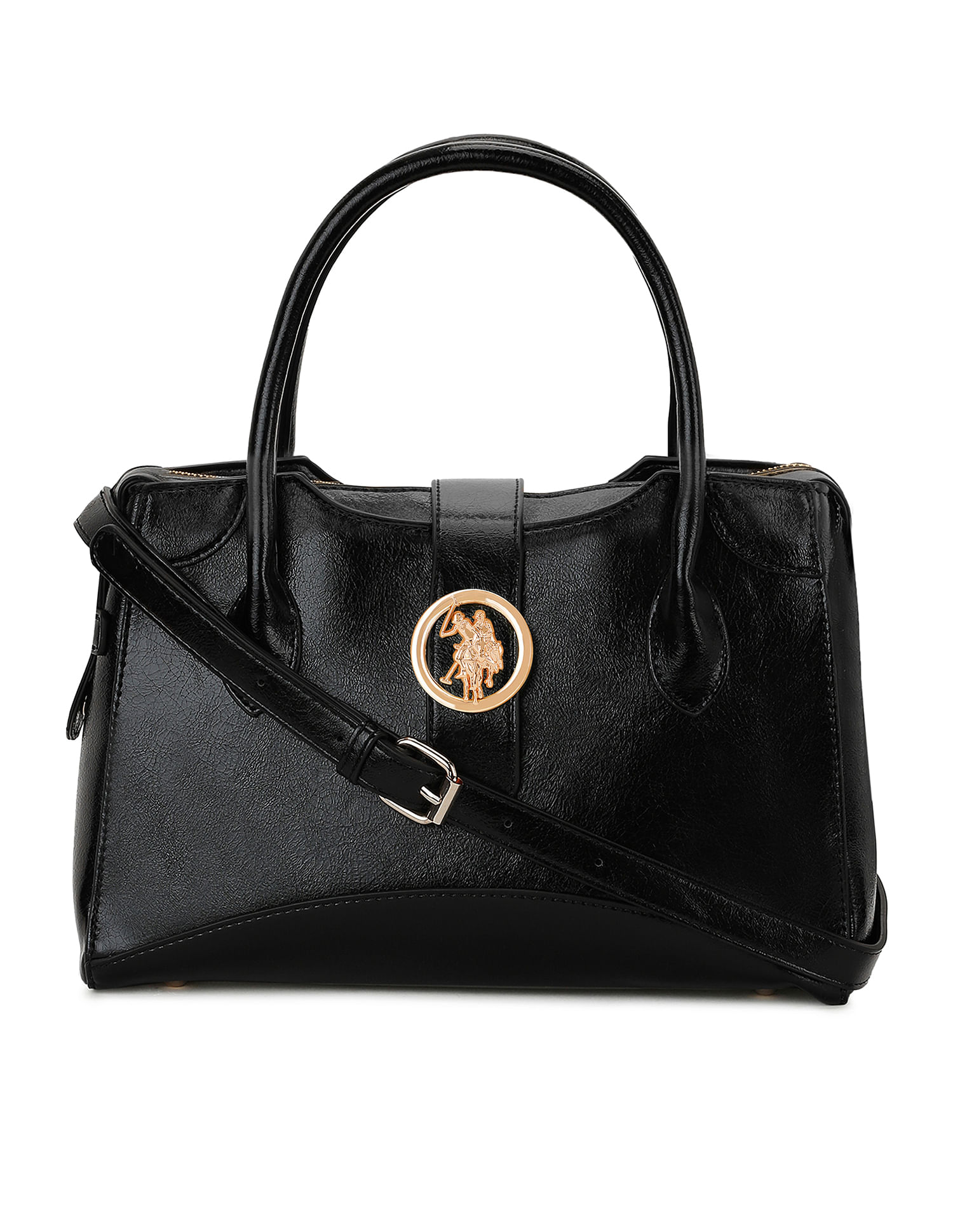 U.S. Polo Assn. Women Ami Textured Satchel Bag