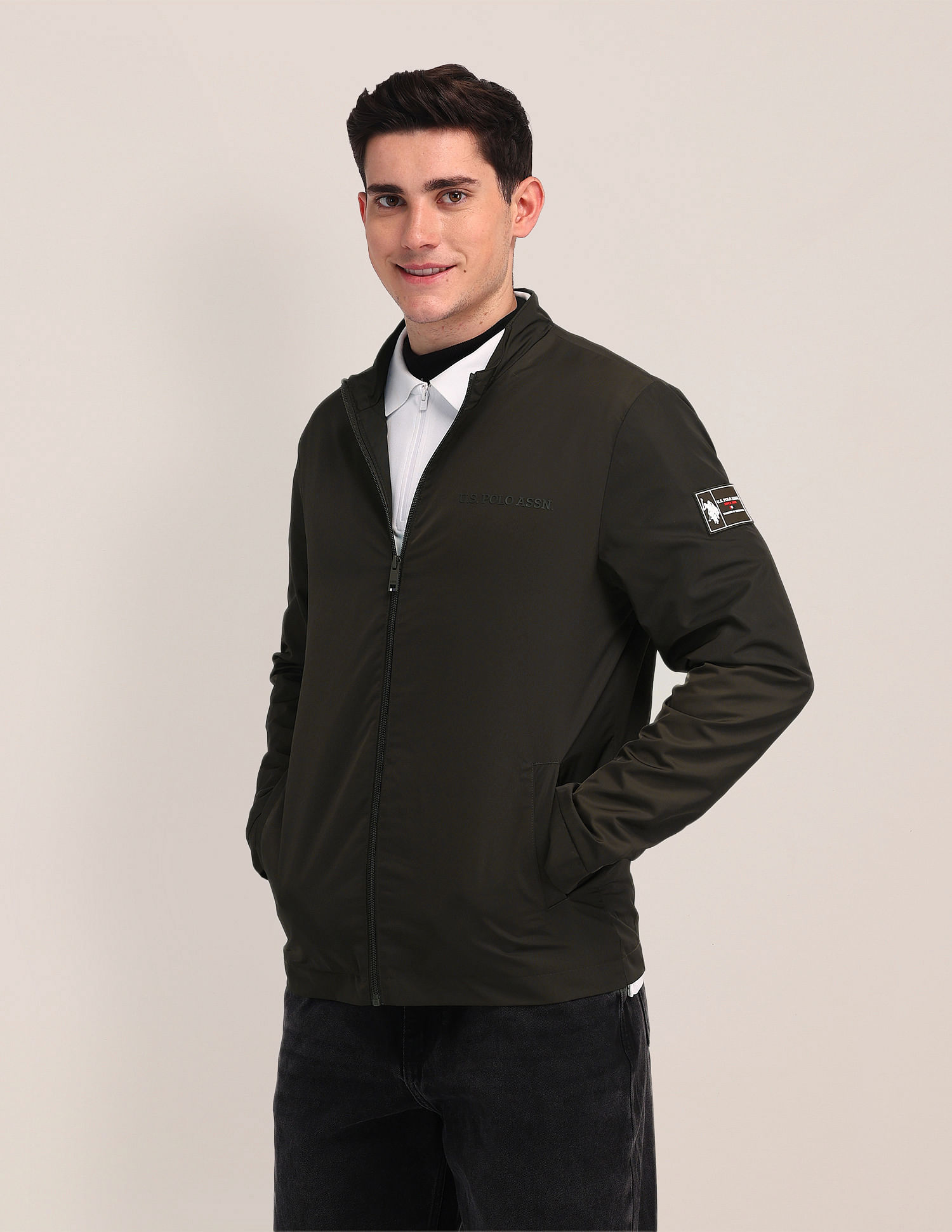 U.S. Polo Assn. Solid Casual Jacket