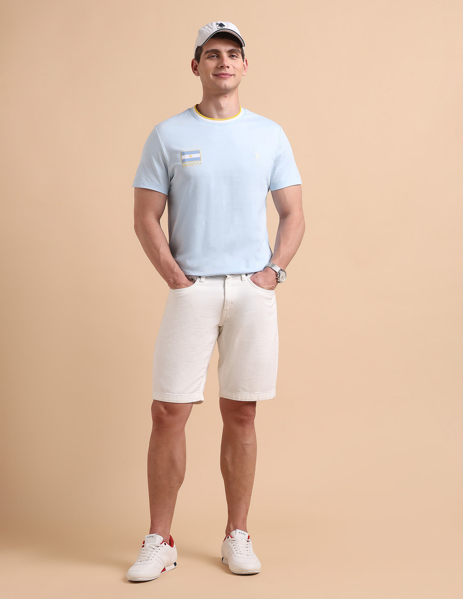 U.S. Polo Assn. Solid Pure Cotton T-Shirt
