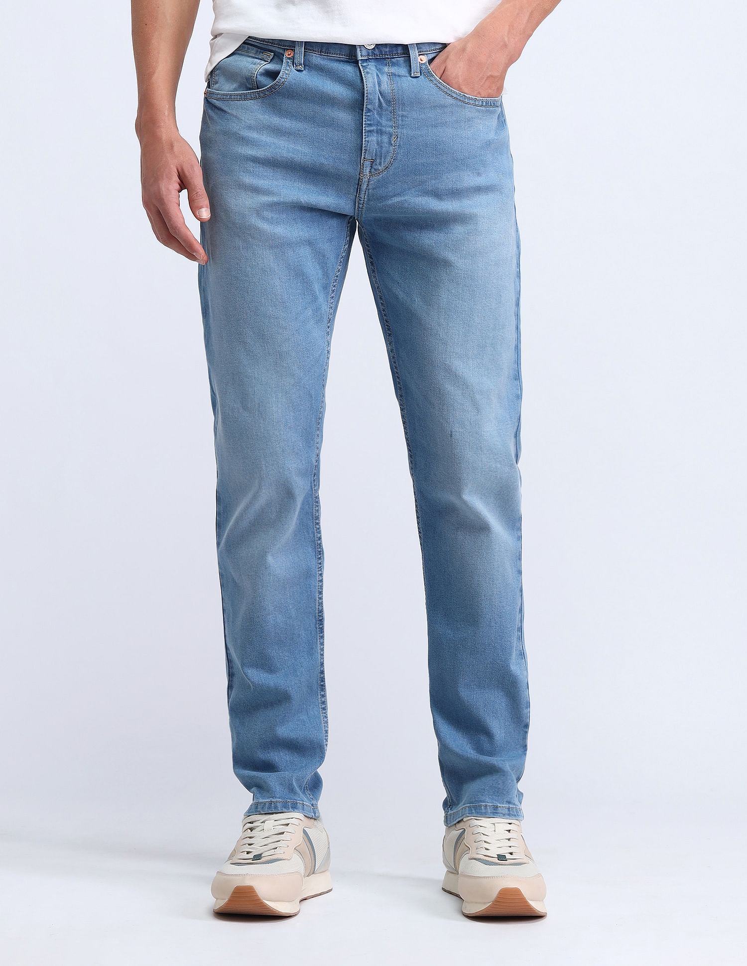 Flying Machine Slash Slim Tapered Jeans