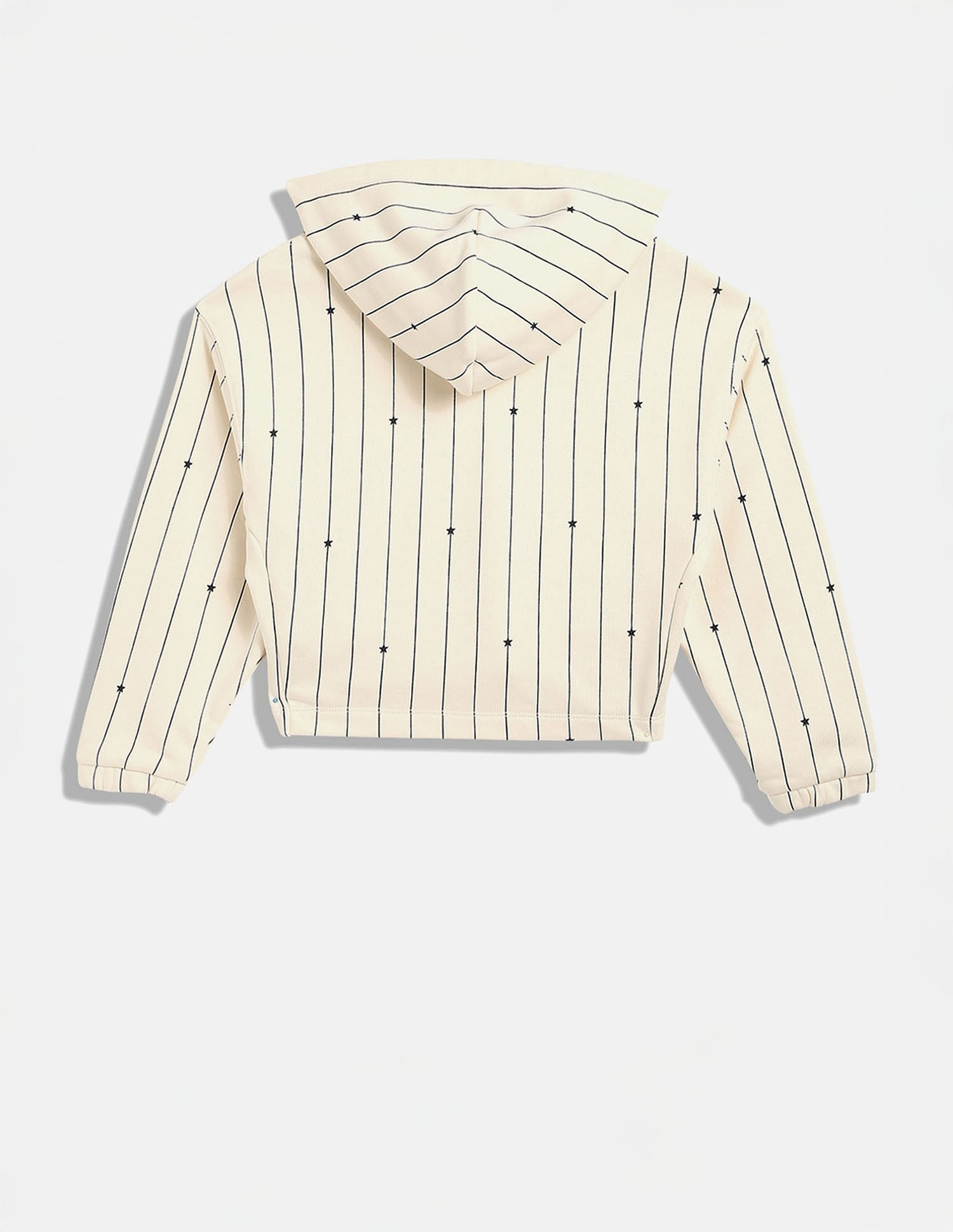 Tommy Hilfiger Kids Girls Striped Relaxed-Fit Cotton Sweatshirt