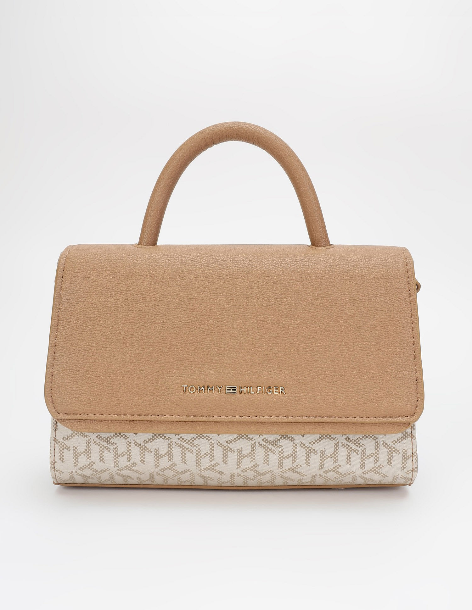 Tommy Hilfiger Logo White Polyester Sling Bag